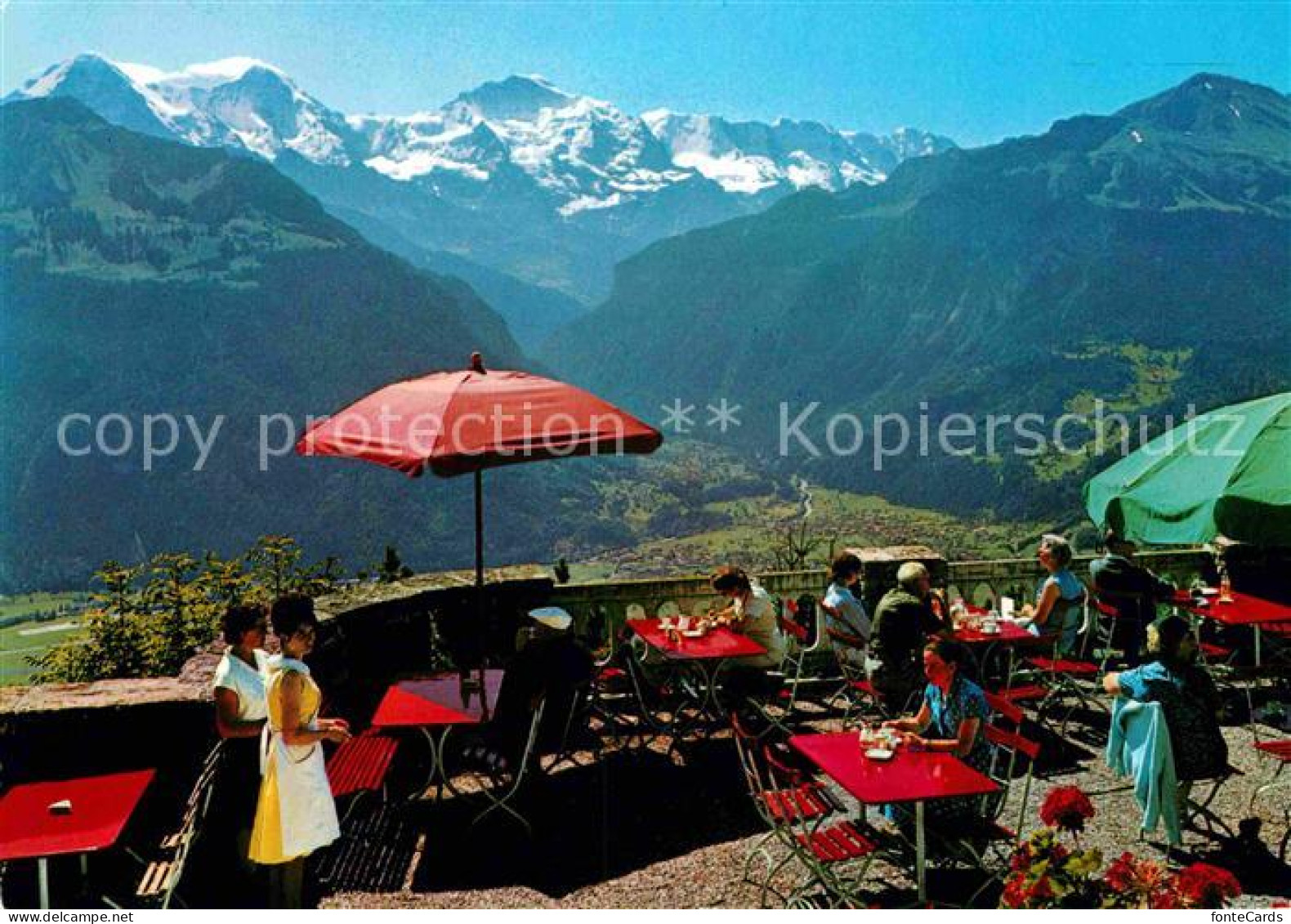 12751310 Interlaken BE Hotel Restaurant Harder Kulm Interlaken - Autres & Non Classés