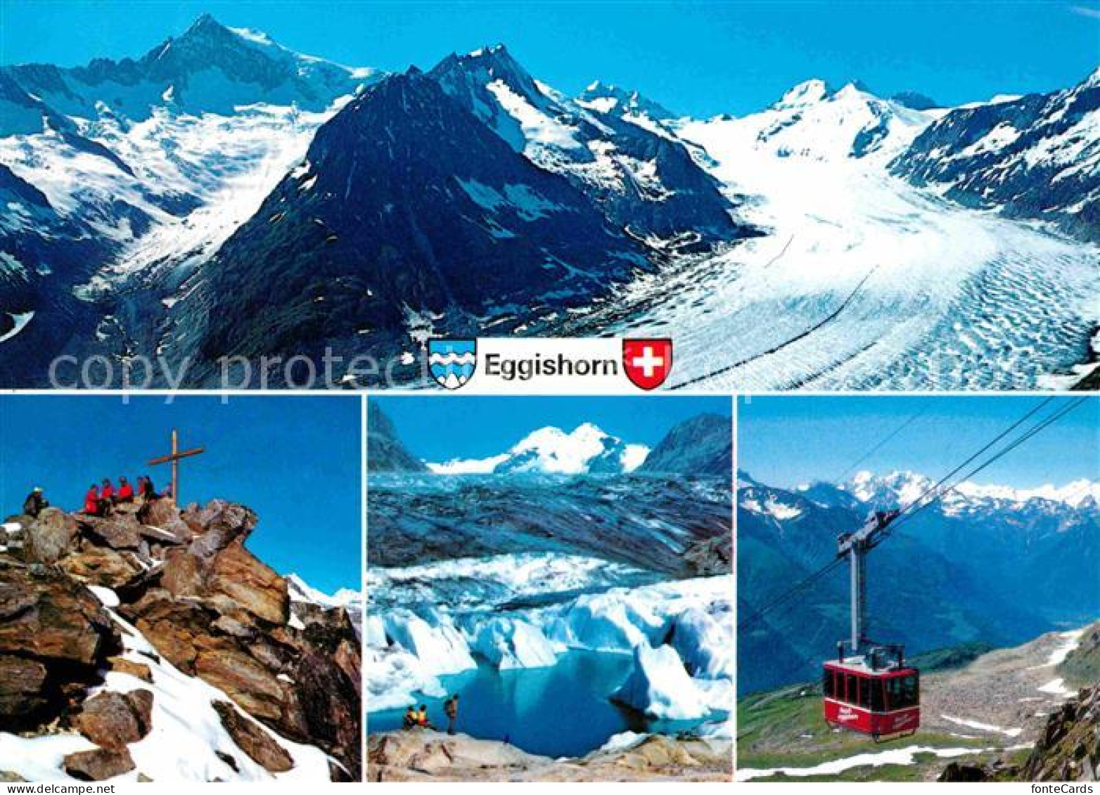 12751040 Eggishorn Grosser Aletschgletscher Jungfrau Maerjelensee Eggishorn - Andere & Zonder Classificatie