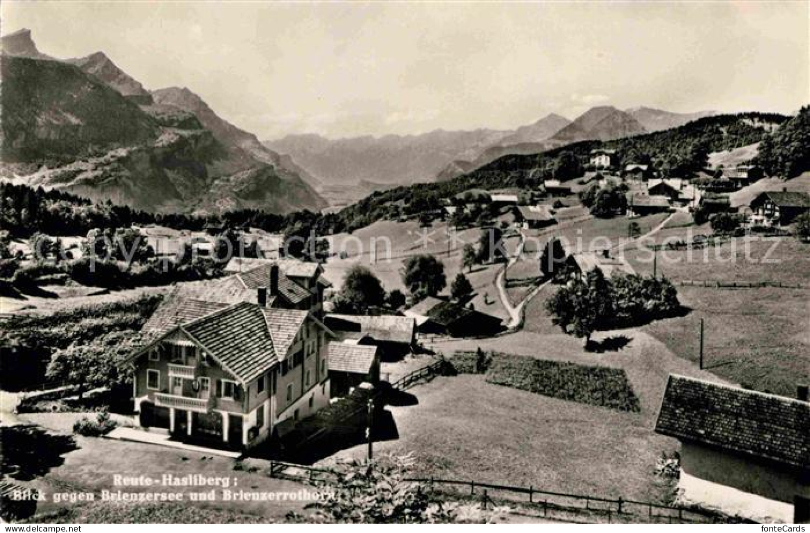 12750020 Reuti Hasliberg Mit Brienzersee Und Brienzerrothorn Reuti Hasliberg - Autres & Non Classés