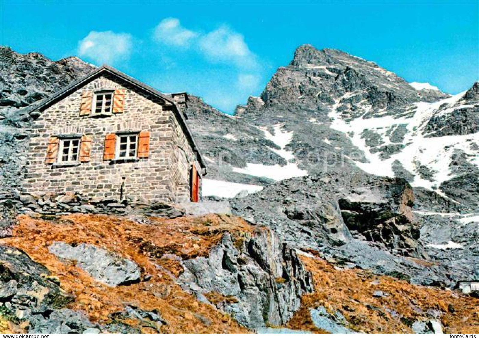12749444 Cabane Du Valsorey Vue Sur Le Grand Combin Schutzhaus Walliser Alpen Ca - Other & Unclassified
