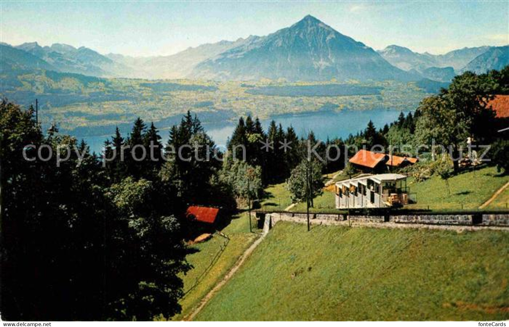 12744143 Beatenberg Drathseilbahn Mit Niesen Beatenberg - Autres & Non Classés