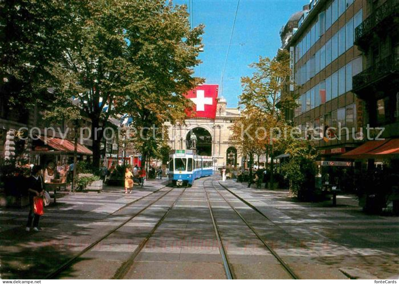 12743020 Zuerich ZH Strassenbahn In Der City  Zuerich - Otros & Sin Clasificación