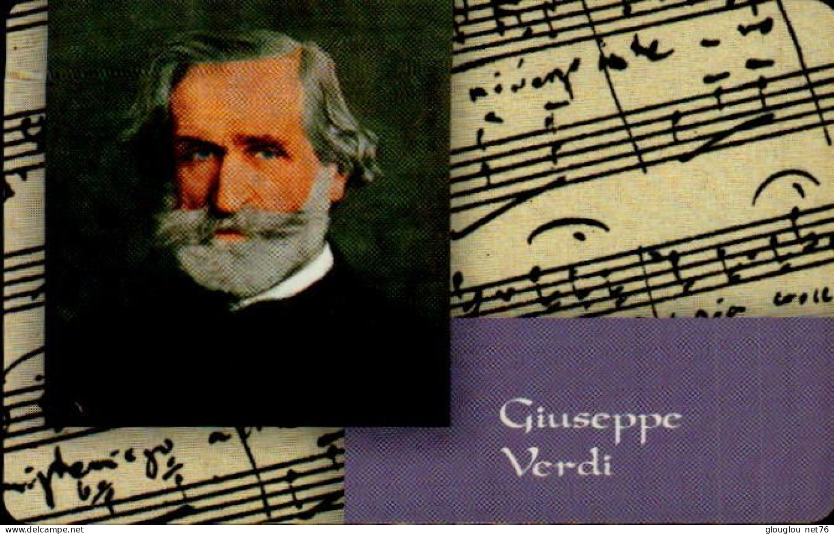 TELECARTE ETRANGERE...GIUSEPPE VERDI - Personen