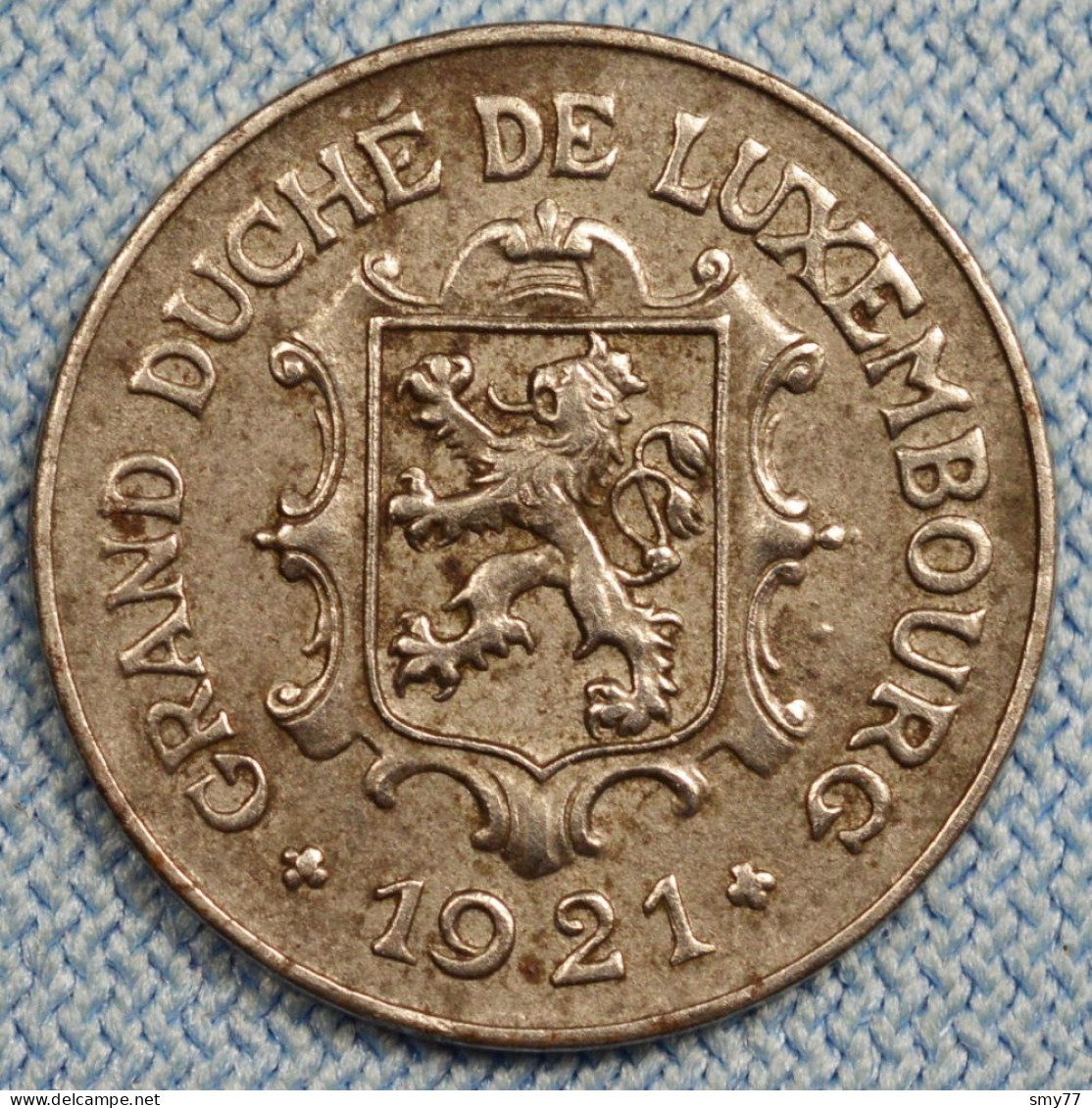 Luxembourg • 10 Centimes 1921 • TTB / XF • Cleaned • Charlotte •  Luxemburg / Fer / Iron •  [24-685] - Luxemburgo