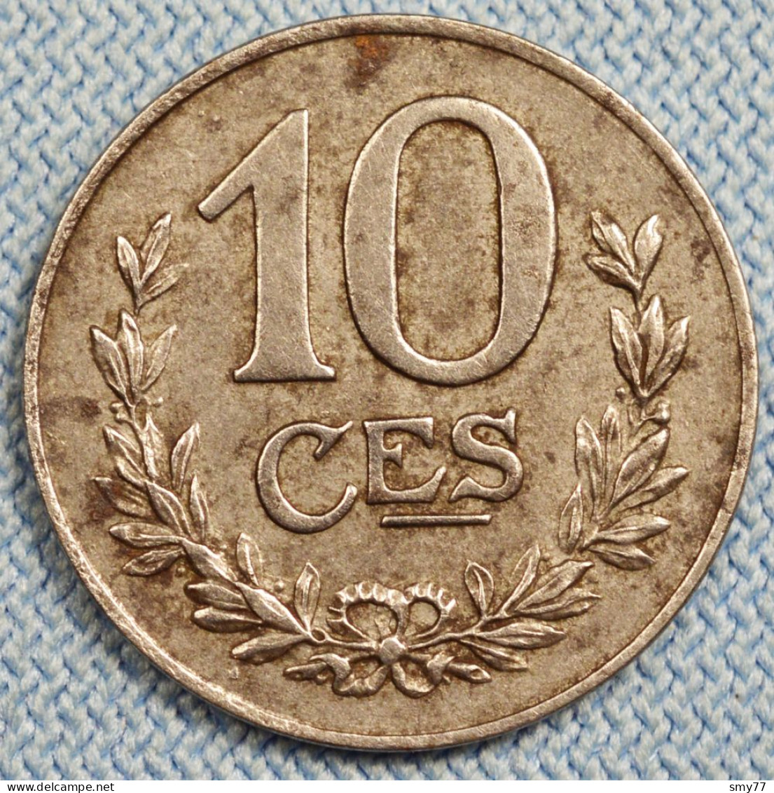 Luxembourg • 10 Centimes 1921 • TTB / XF • Cleaned • Charlotte •  Luxemburg / Fer / Iron •  [24-685] - Luxembourg