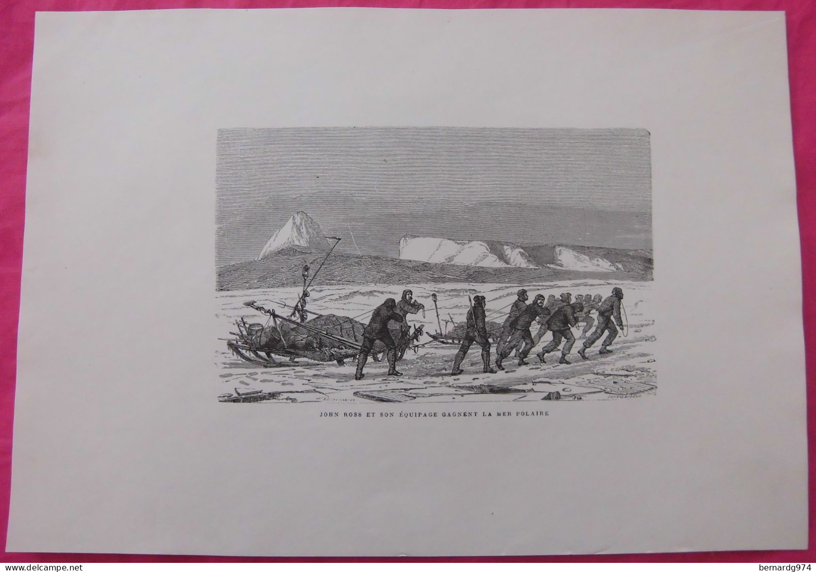 Arctique Arctic : One Map Jenotte (1840)  And Three Antique Prints Mangin (1865) - Historical Documents