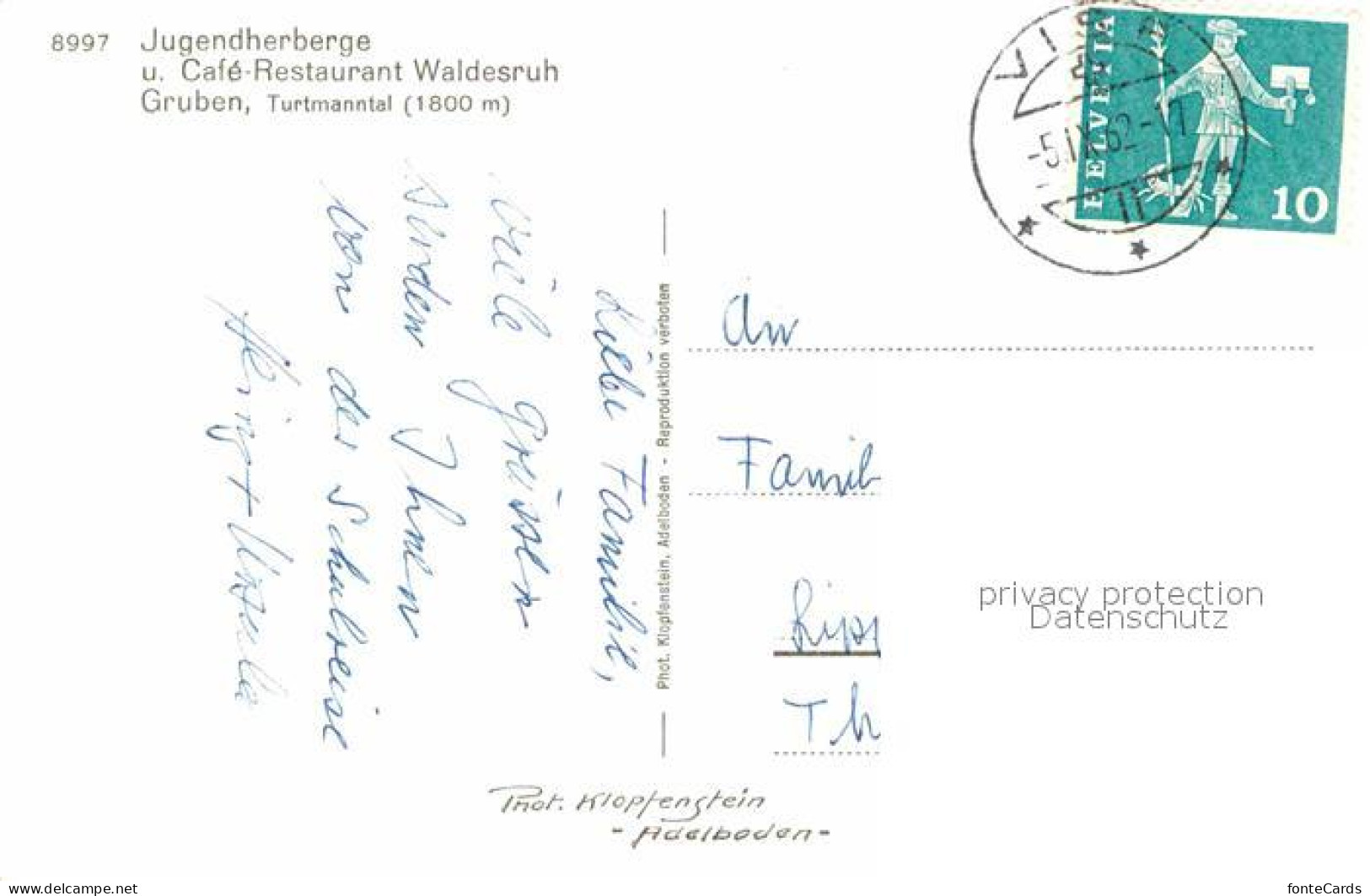 12736812 Gruben VS Jugendherberge Cafe Waldesruh Gruben VS - Andere & Zonder Classificatie