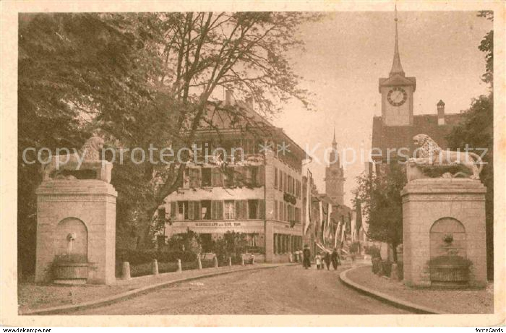 12736094 Zofingen Kirche Loewen  Zofingen - Sonstige & Ohne Zuordnung