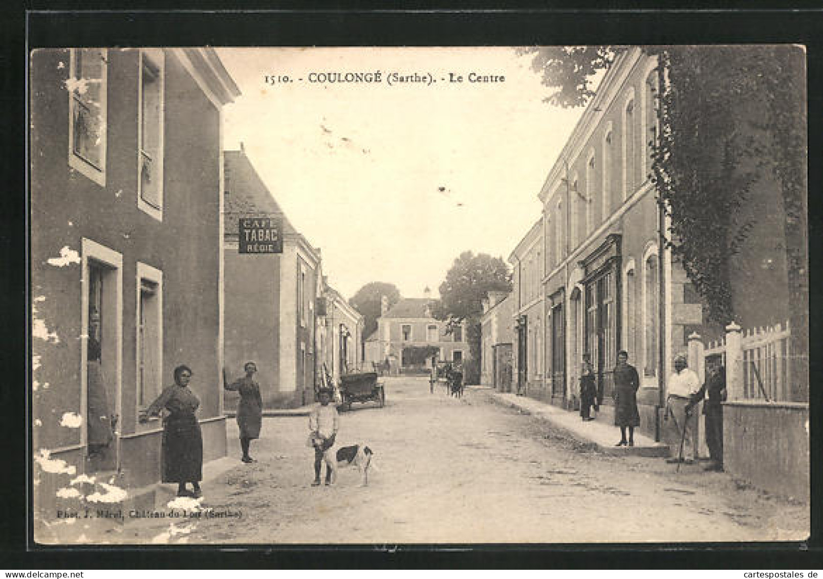 CPA Coulongé, Le Centre  - Other & Unclassified