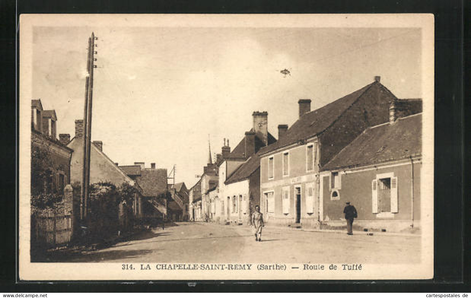 CPA La Chapelle-Saint-Remy, Route De Tuffé  - Autres & Non Classés