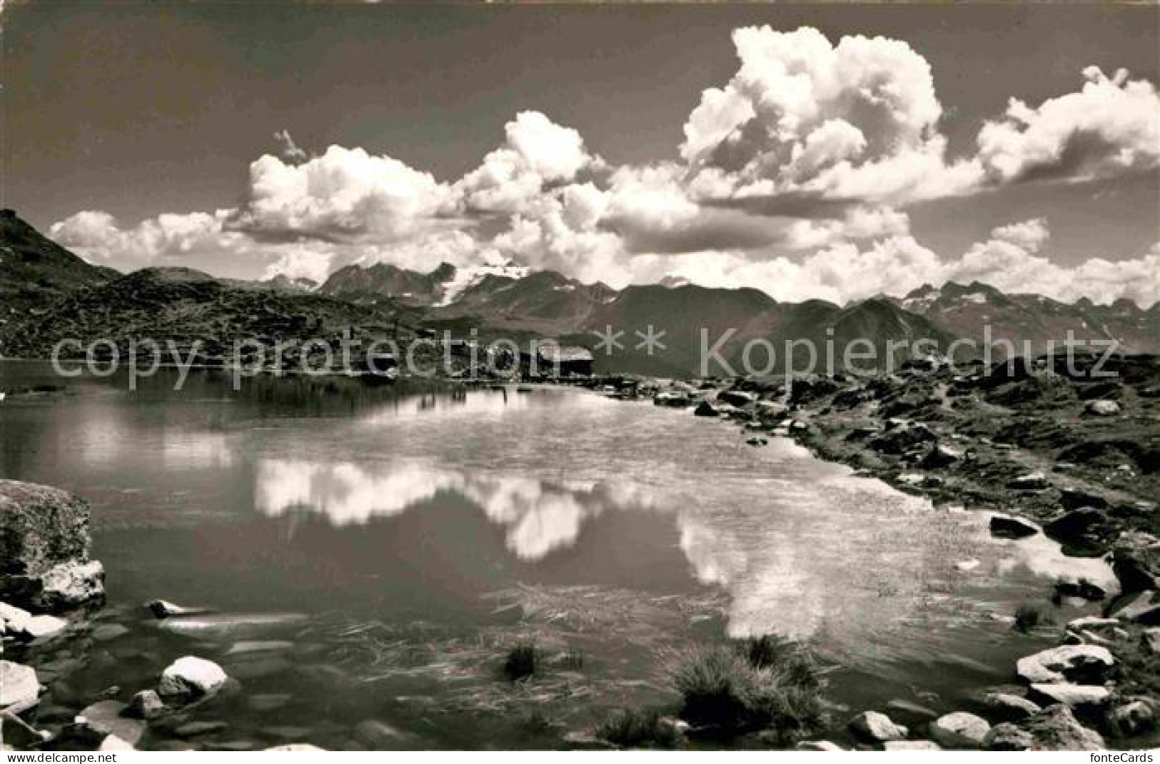 12735163 Bettmeralp VS Moosseeli Beim Hotel Bettmerhorn Bergsee Alpenpanorama Be - Andere & Zonder Classificatie