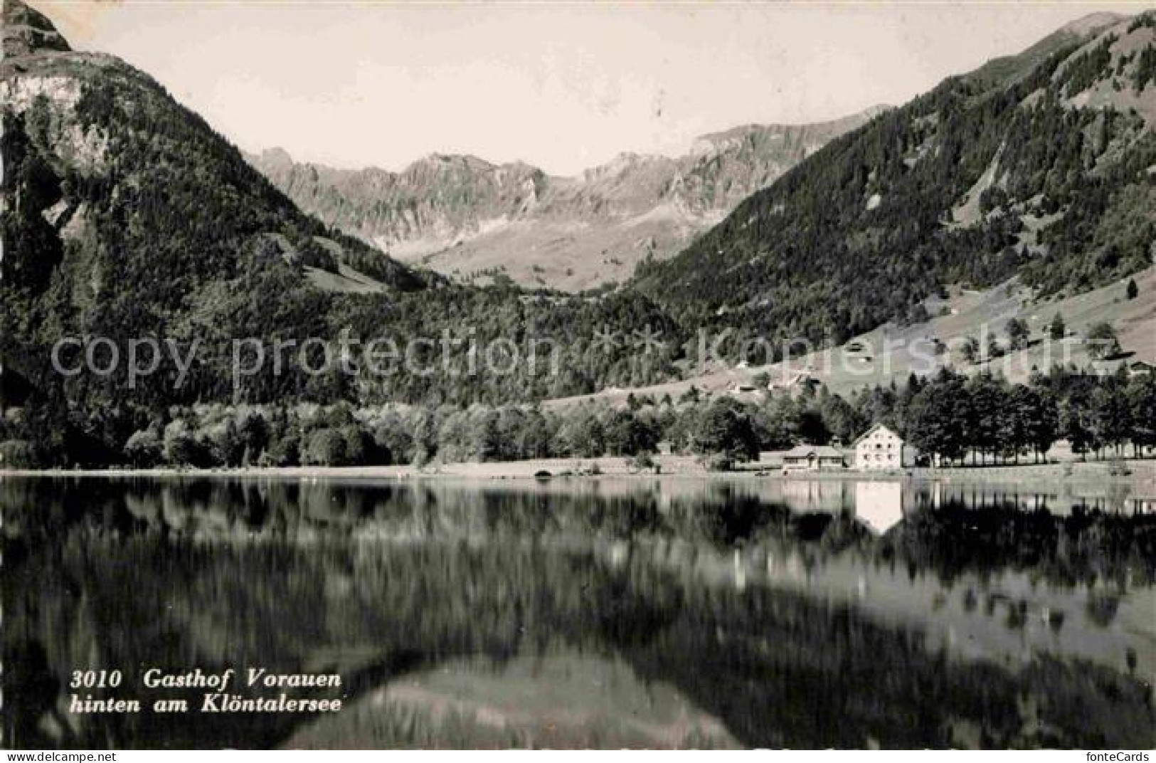 12735130 Kloentalersee Gasthof Vorauen Alpen Wasserspiegelung Kloental - Sonstige & Ohne Zuordnung