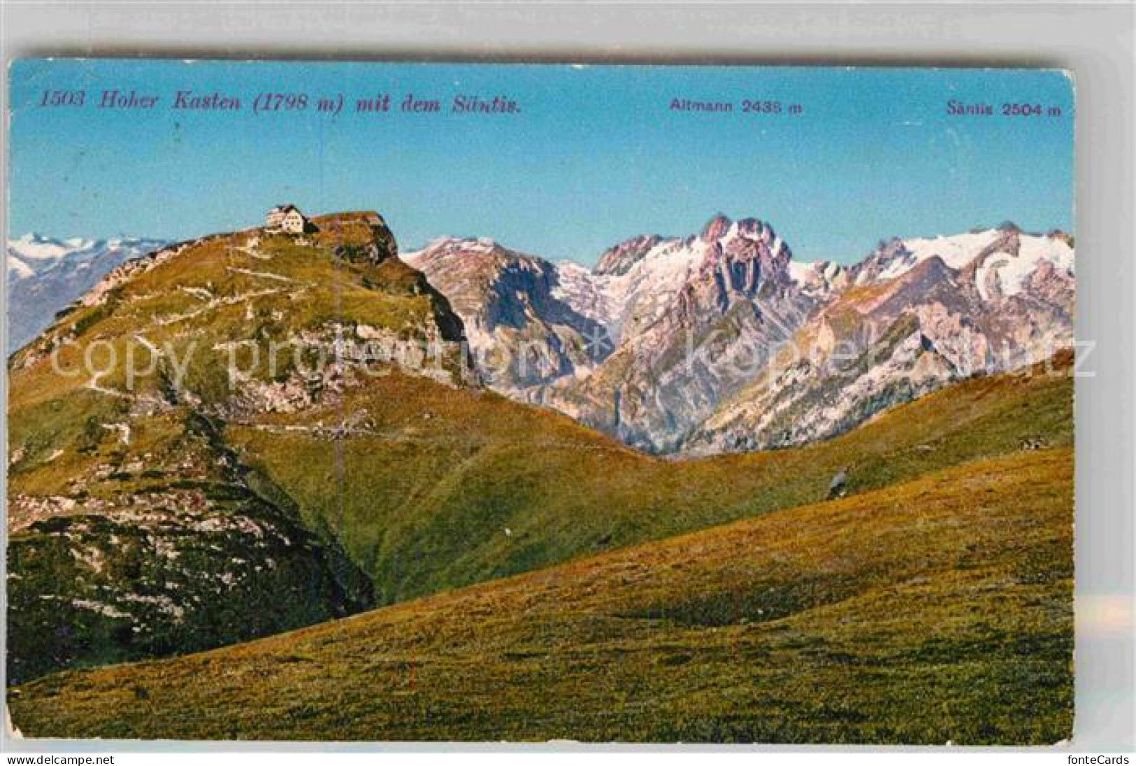 12734224 Hoher Kasten Saentis Altmann Appenzeller Alpen - Other & Unclassified