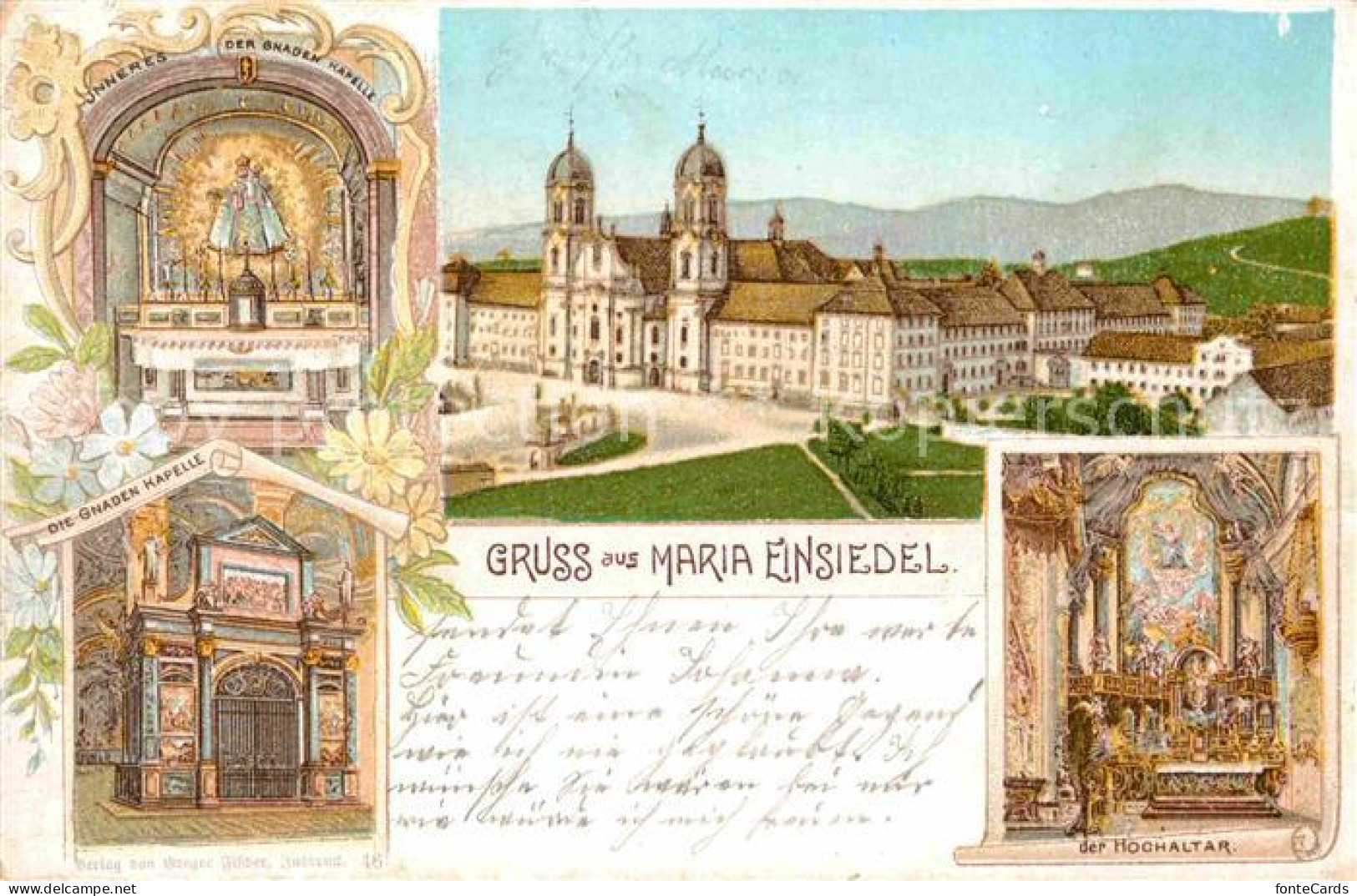 12734148 Einsiedeln SZ Kloster Maria Einsiedeln Hochaltar Gnaden Kapelle  Einsie - Altri & Non Classificati