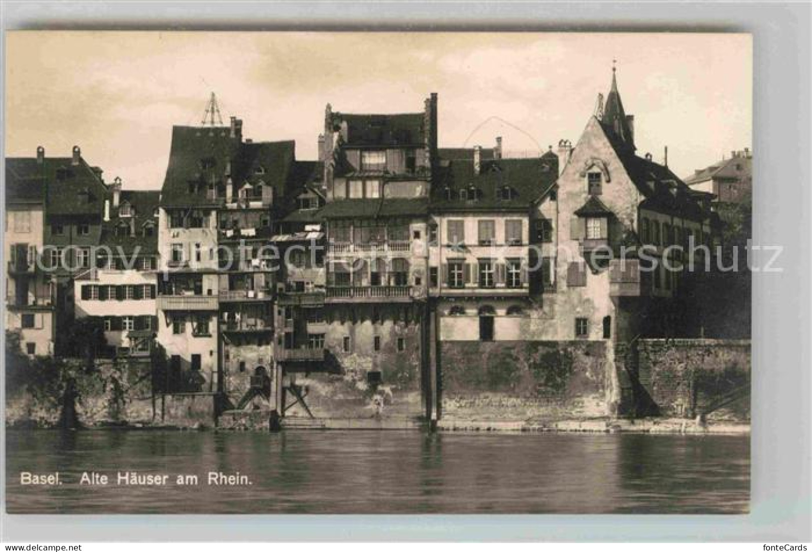 12733472 Basel BS Alte Haeuser Rhein Basel - Other & Unclassified