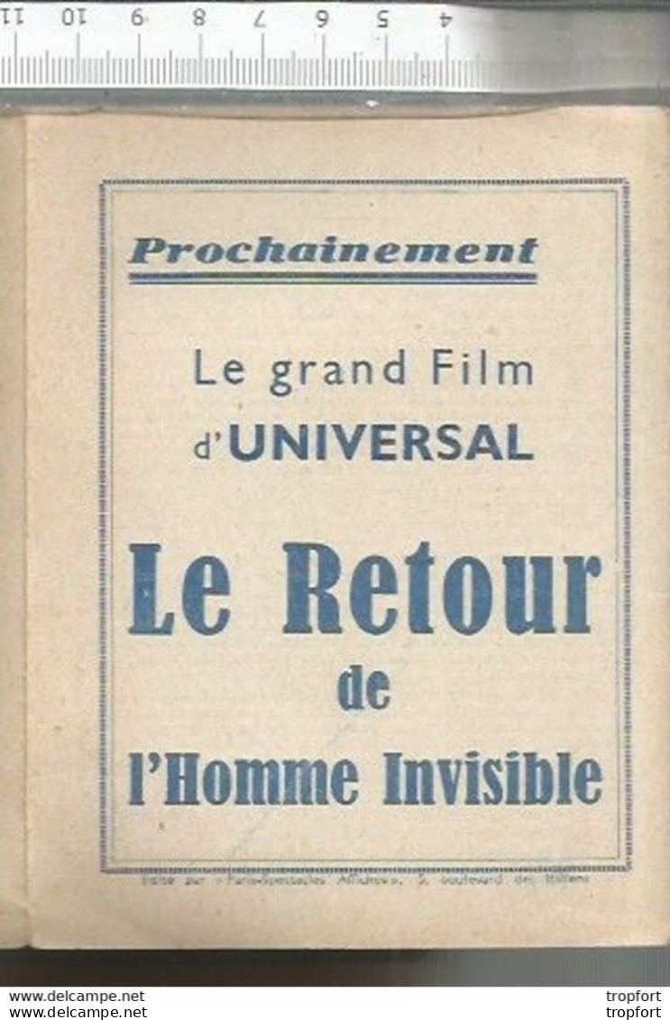 Bb // Vintage // Old French Movie Program / Programme Cinéma Universal Film //GUNG HO ! Scott Donald Curtis - Programmes