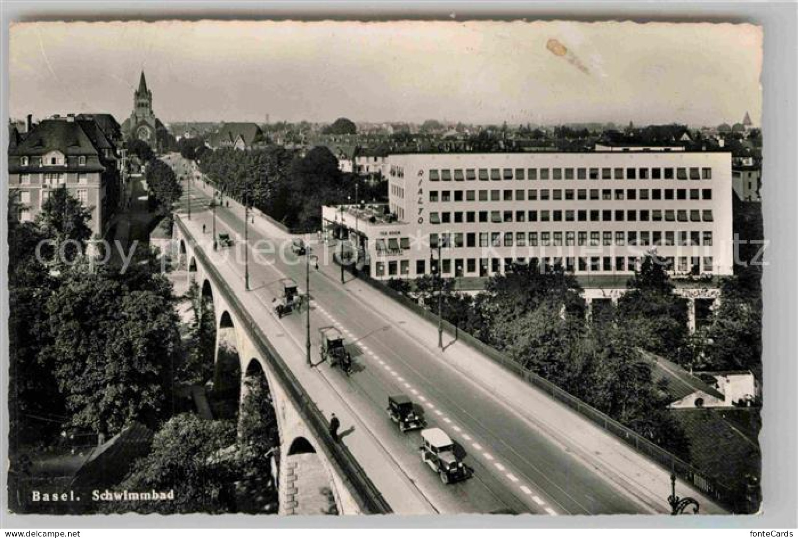 12733450 Basel BS Schwimmbad Bruecke  Basel - Sonstige & Ohne Zuordnung