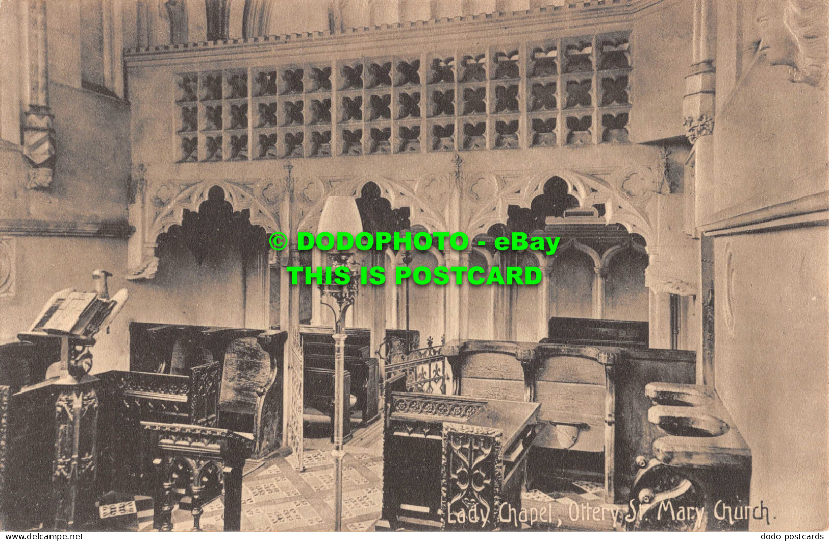 R535134 Lady Chapel. Ottery St. Mary Church. 148622. Edw. J. Manley - Monde