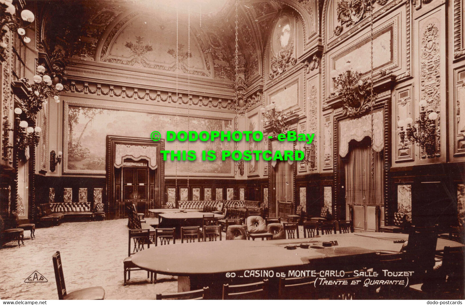 R534286 Casino De Mont Carlo. Salle Touzet. Trente Et Quarante. C. A. P - Monde