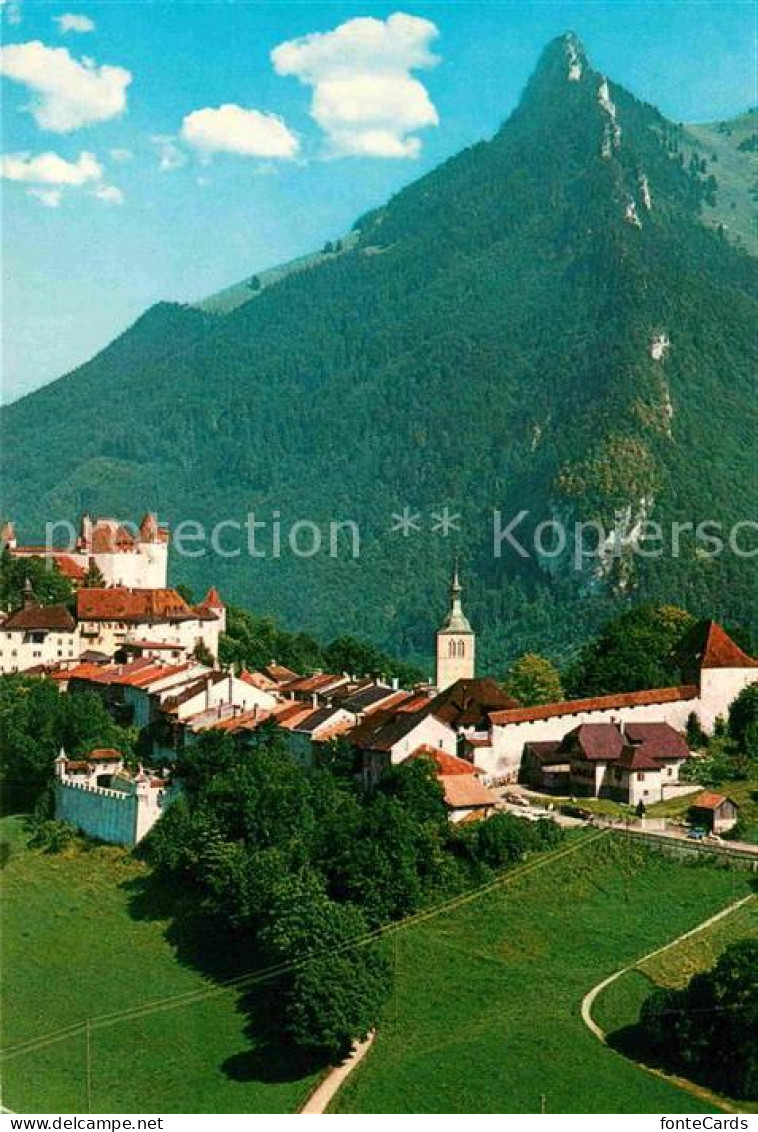 12733110 Gruyeres FR Dents De Broc Et Du Chamois Alpes Bernoises Gruyeres - Andere & Zonder Classificatie