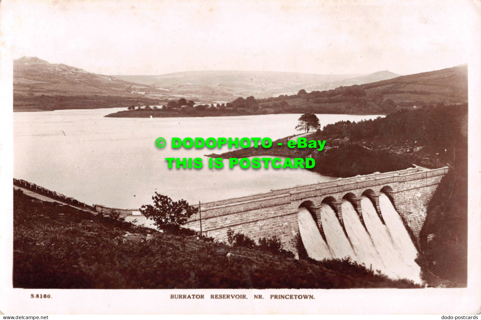 R534808 Burrator Reservoir Nr. Princetown. Bridge House. Real Photo Series. 1948 - Monde