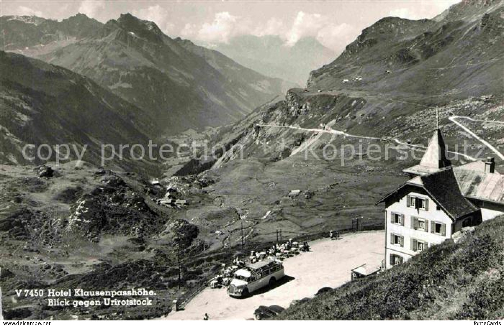 12732938 Klausenpass Hotel Klausenpasshoehe Mit Urirostock Klausenpass - Autres & Non Classés