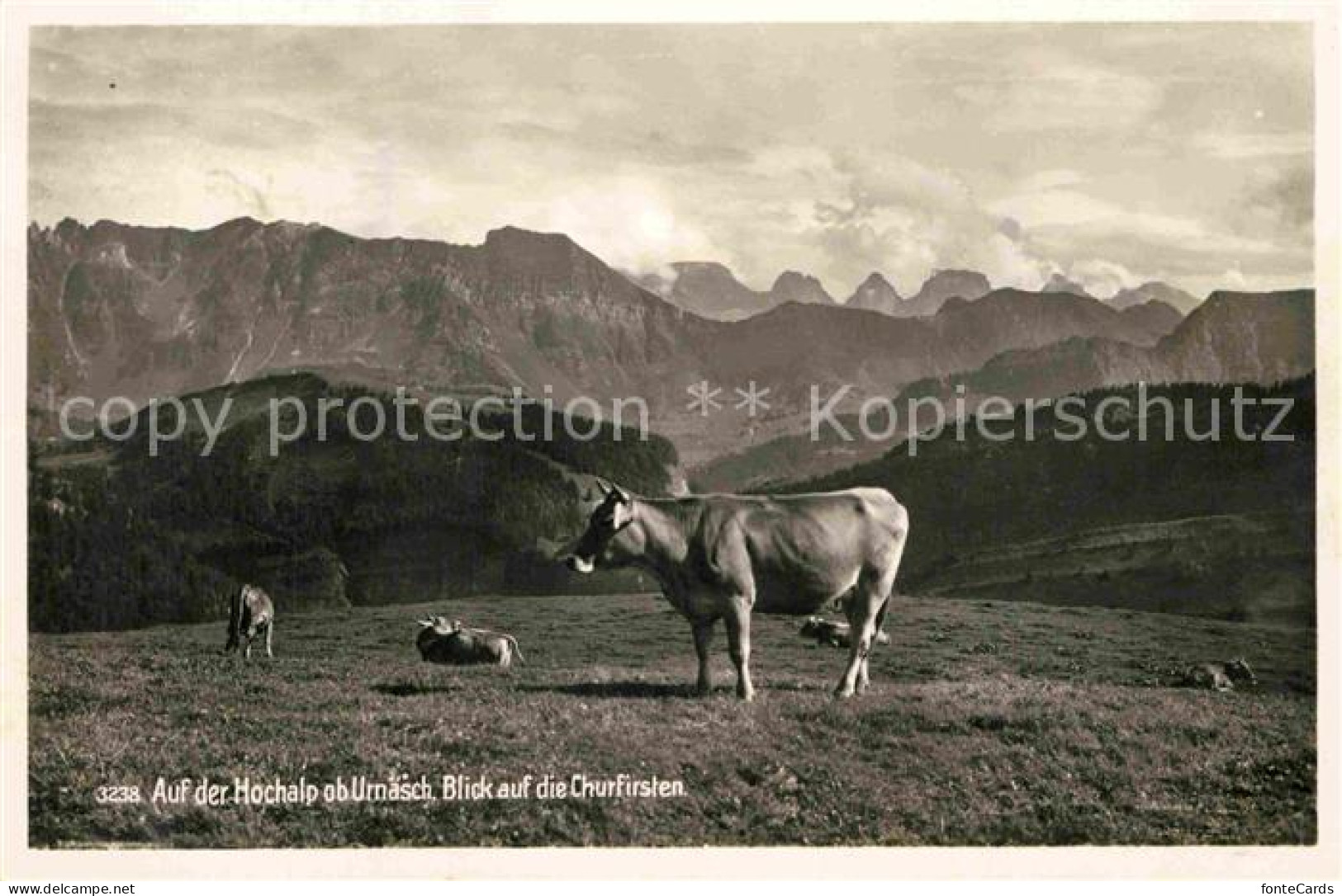 12732913 Urnaesch AR Hochalp Mit Churfirsten Urnaesch - Otros & Sin Clasificación