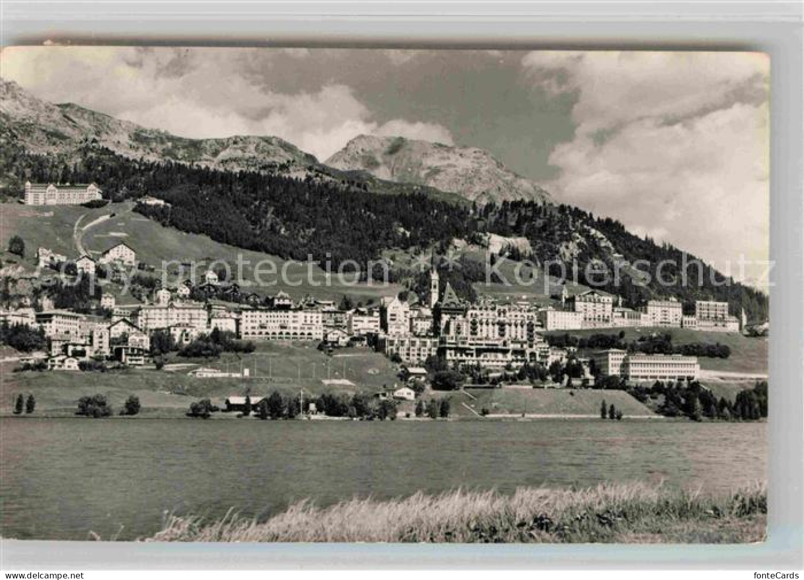 12732838 St Moritz Dorf GR Panorama St Moritz - Autres & Non Classés