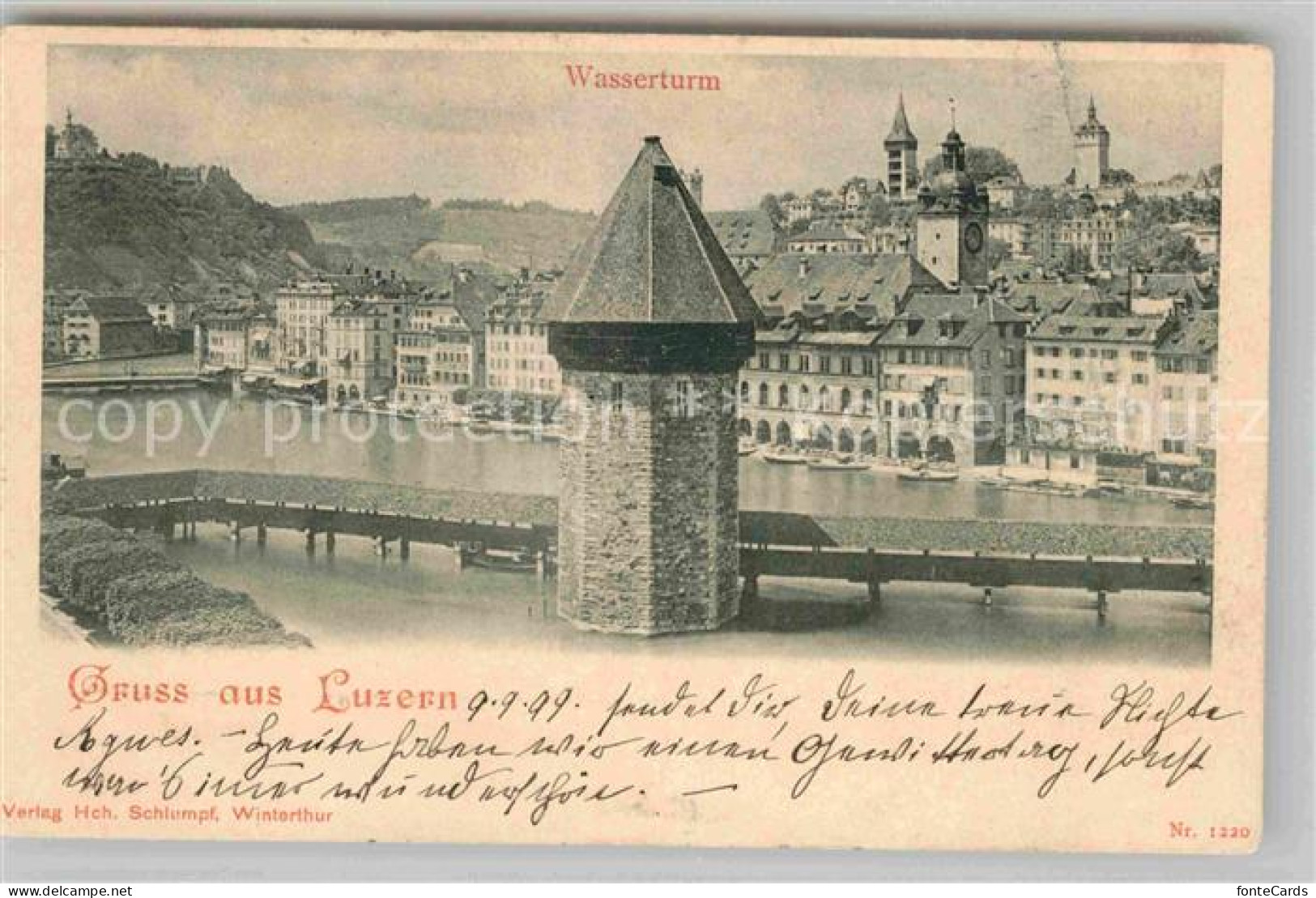 12732814 Luzern LU Wasserturm Luzern - Sonstige & Ohne Zuordnung