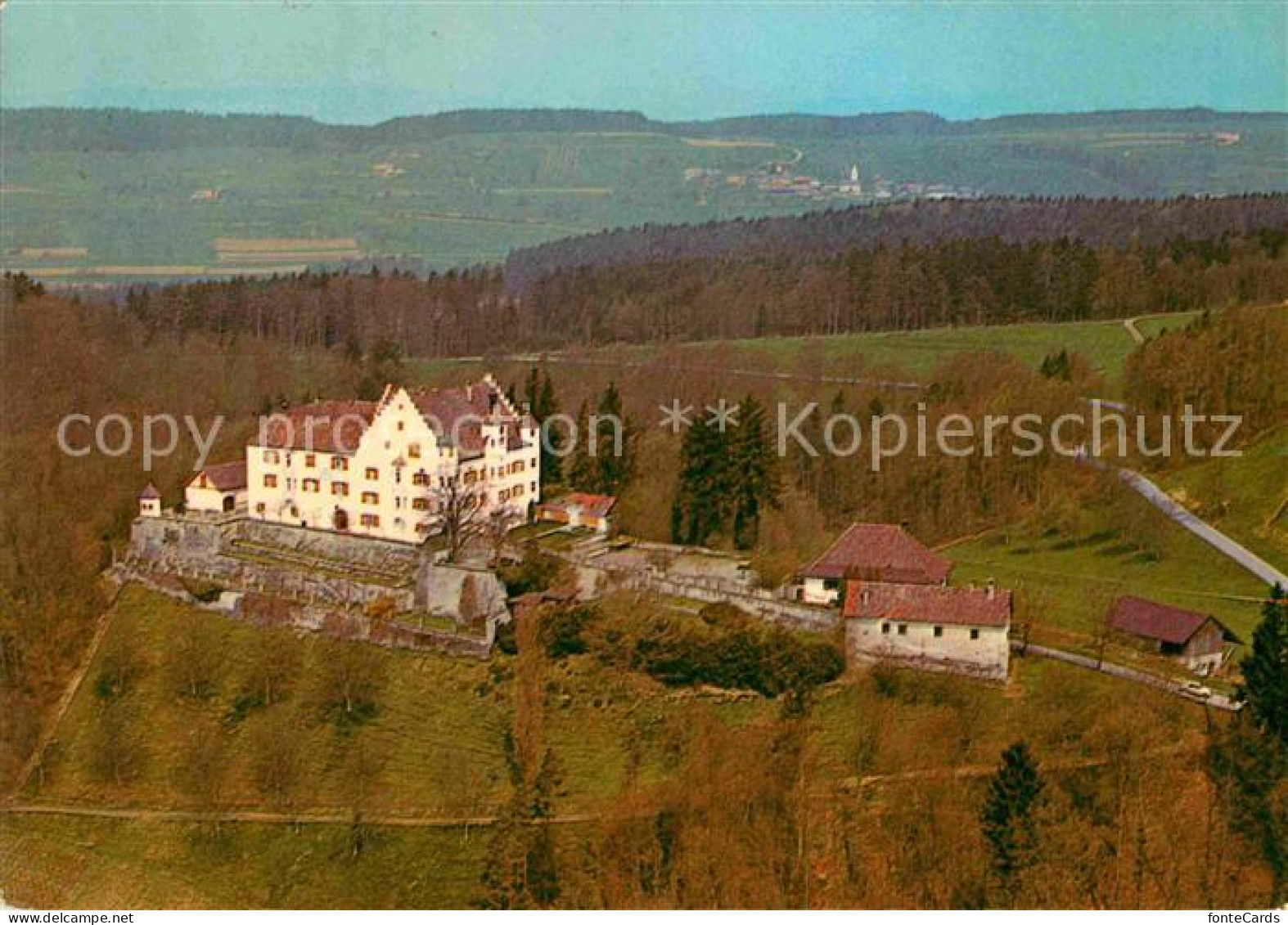 12731500 Stettfurt Fliegeraufnahme Schloss Sonnenberg Stettfurt - Otros & Sin Clasificación