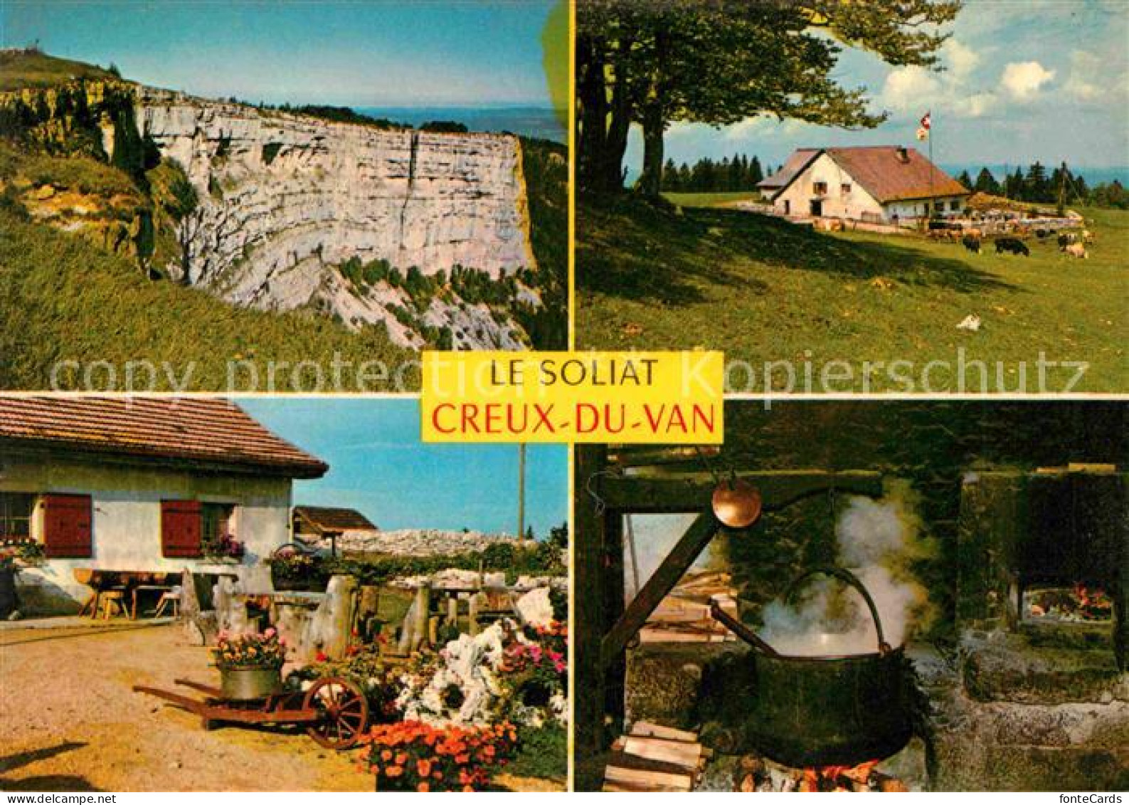 12731442 Creux-du-Van Le Soliat Creux-du-Van - Andere & Zonder Classificatie