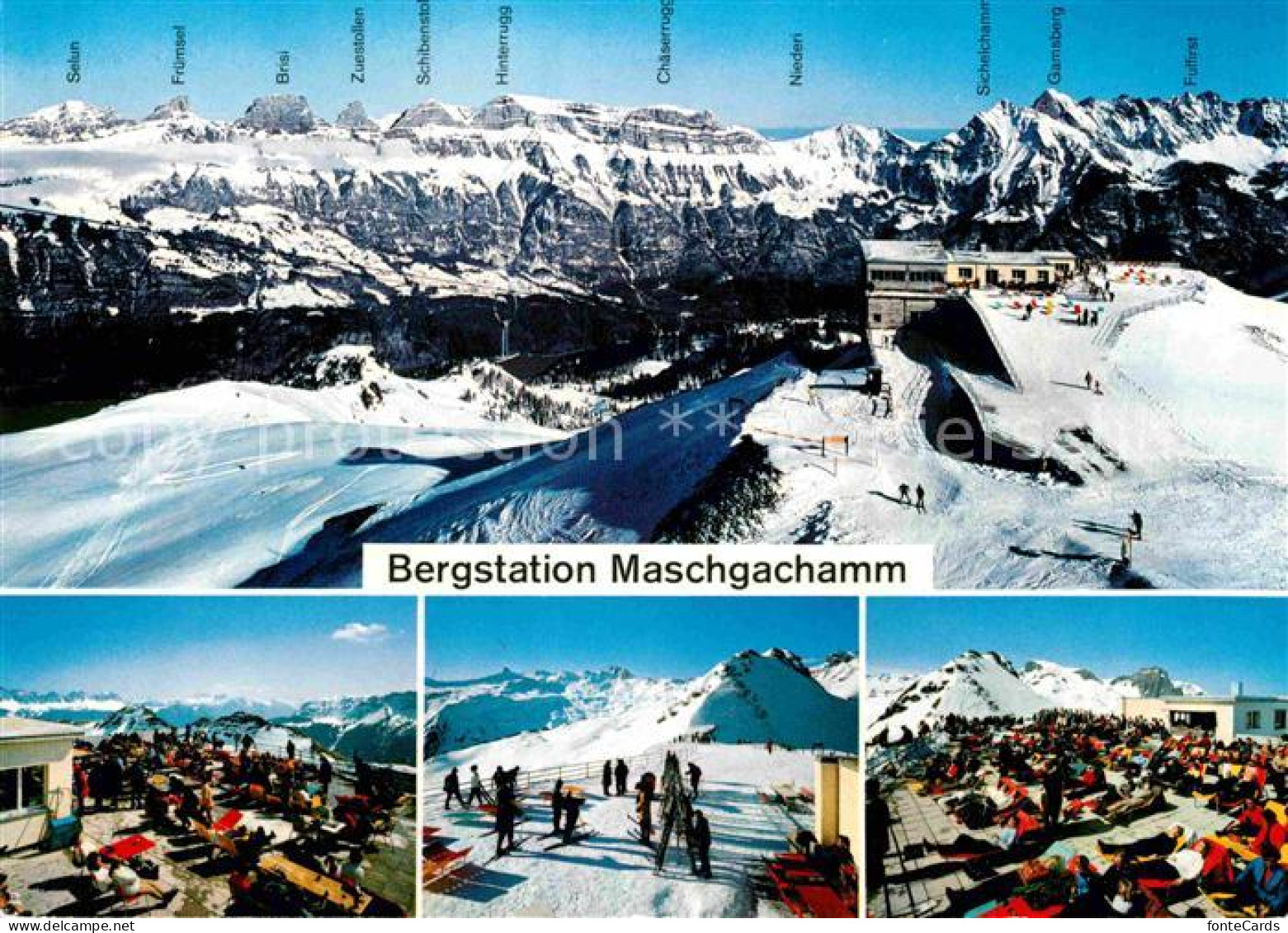 12729340 Flumserberge Bergstation Maschgachamm Flumserberge - Autres & Non Classés