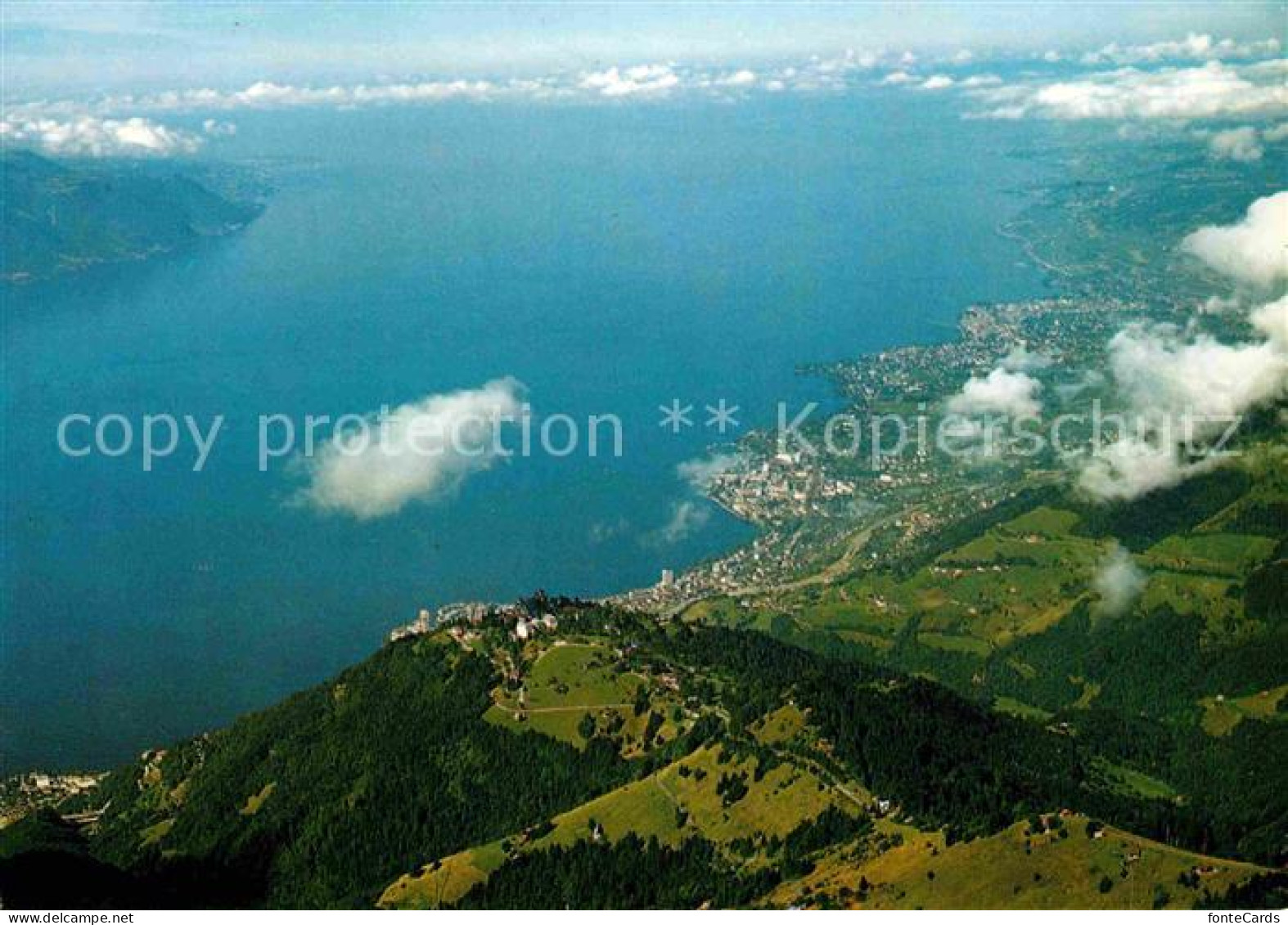 12727134 Montreux VD Les Rochers De Naye Lac Leman Genfersee Fliegeraufnahme Mon - Other & Unclassified