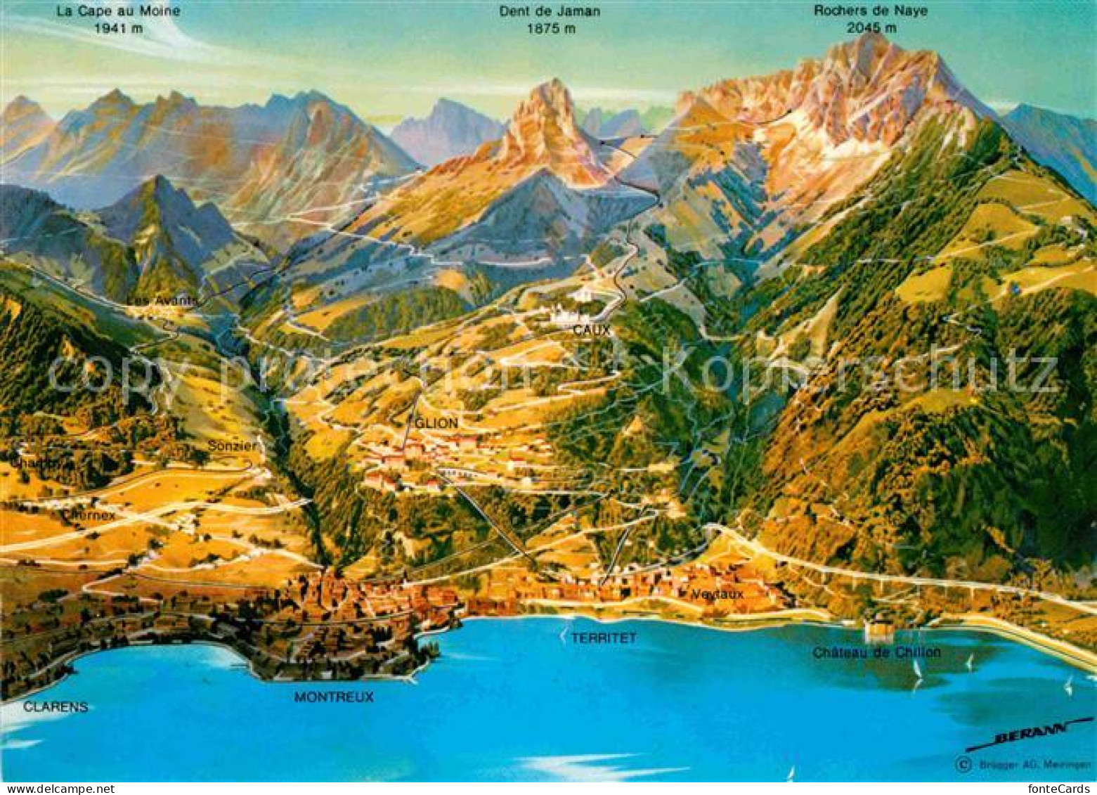 12727133 Montreux VD La Riviera Vaudoise Aus Der Vogelperspektive Alpen Montreux - Other & Unclassified