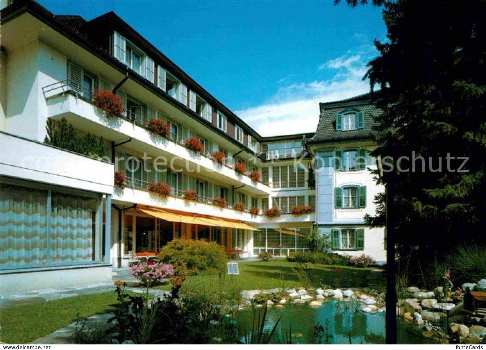 12727130 Gersau Vierwaldstaettersee Haus Fuer Frieden Und Erholung Hof Teich Ger - Other & Unclassified