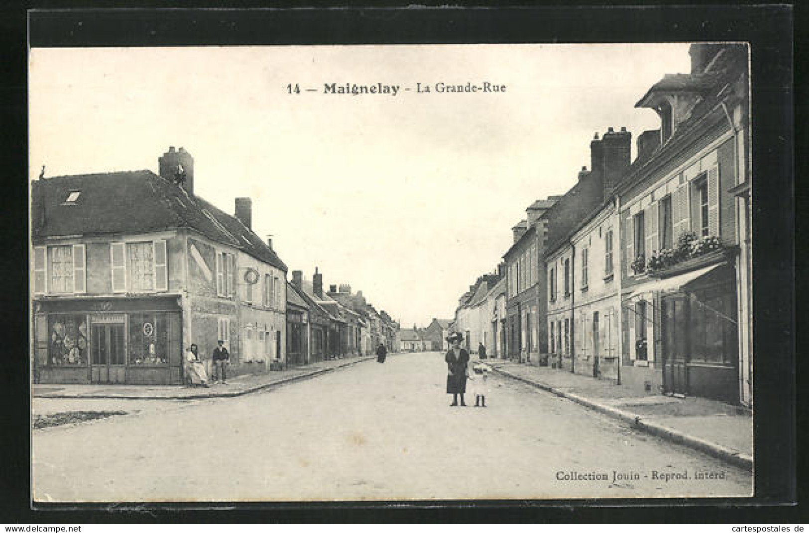 CPA Maignelay, La Grande-Rue, Vue De La Rue  - Otros & Sin Clasificación