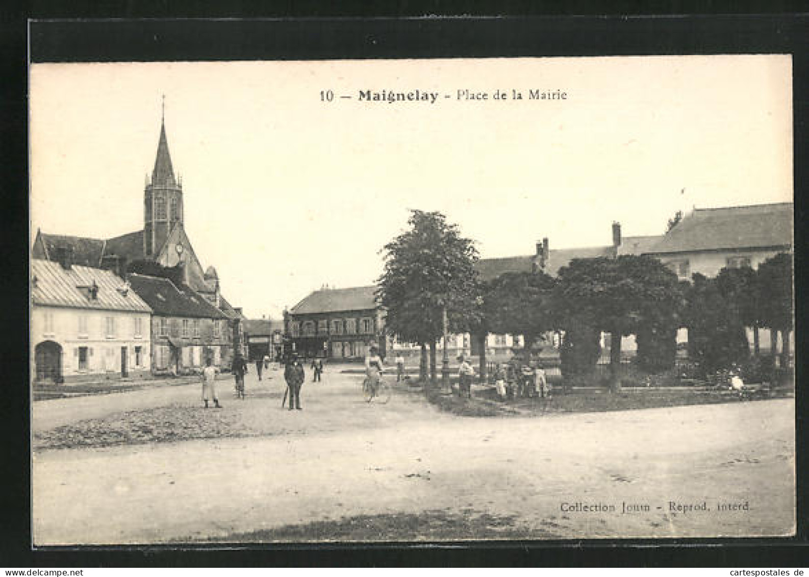 CPA Maignelay, Place De La Mairie  - Otros & Sin Clasificación