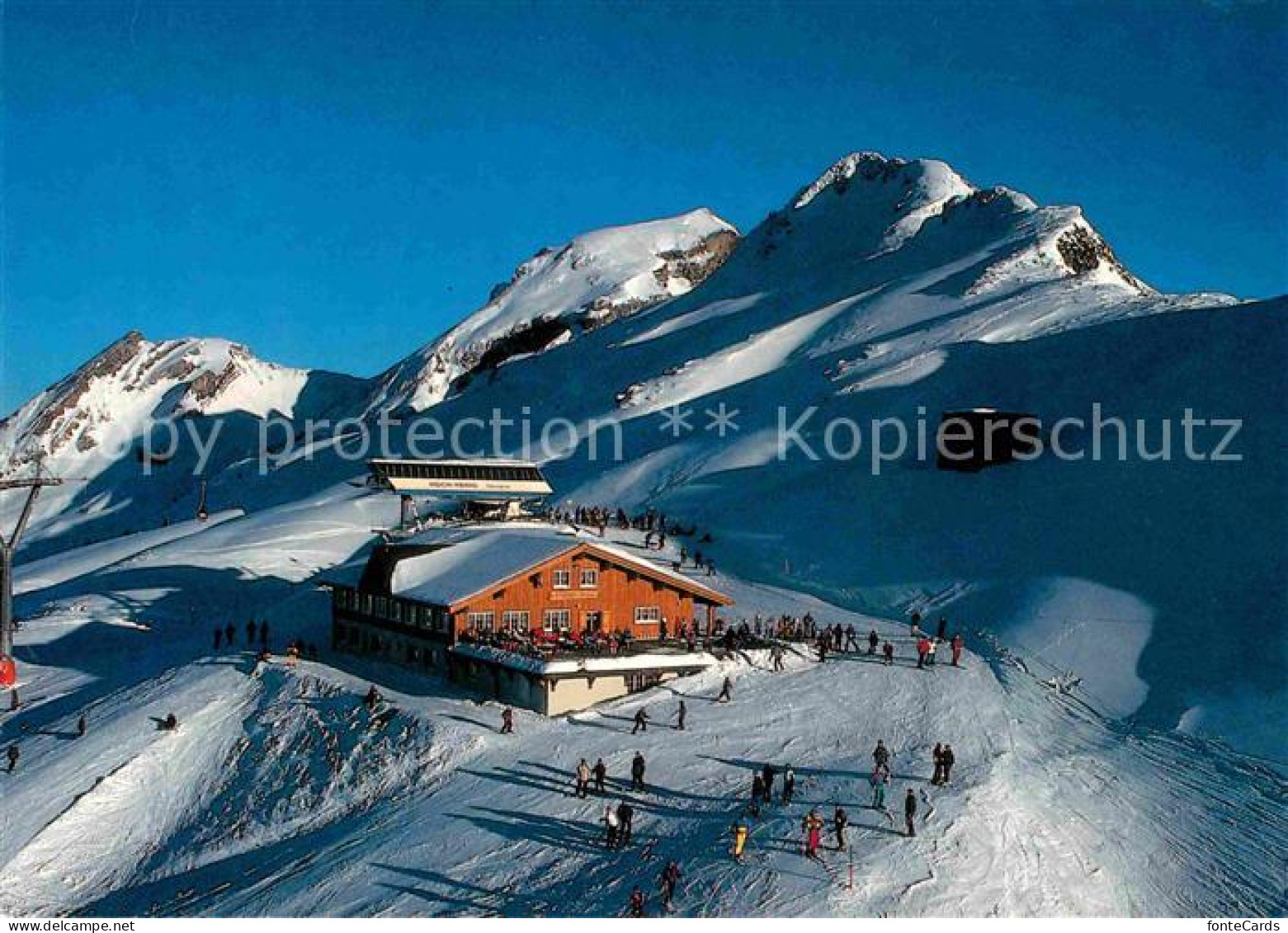 12725588 Hoch Ybrig Fliegeraufnahme Bergrestaurant Sternen Ibergeregg - Sonstige & Ohne Zuordnung