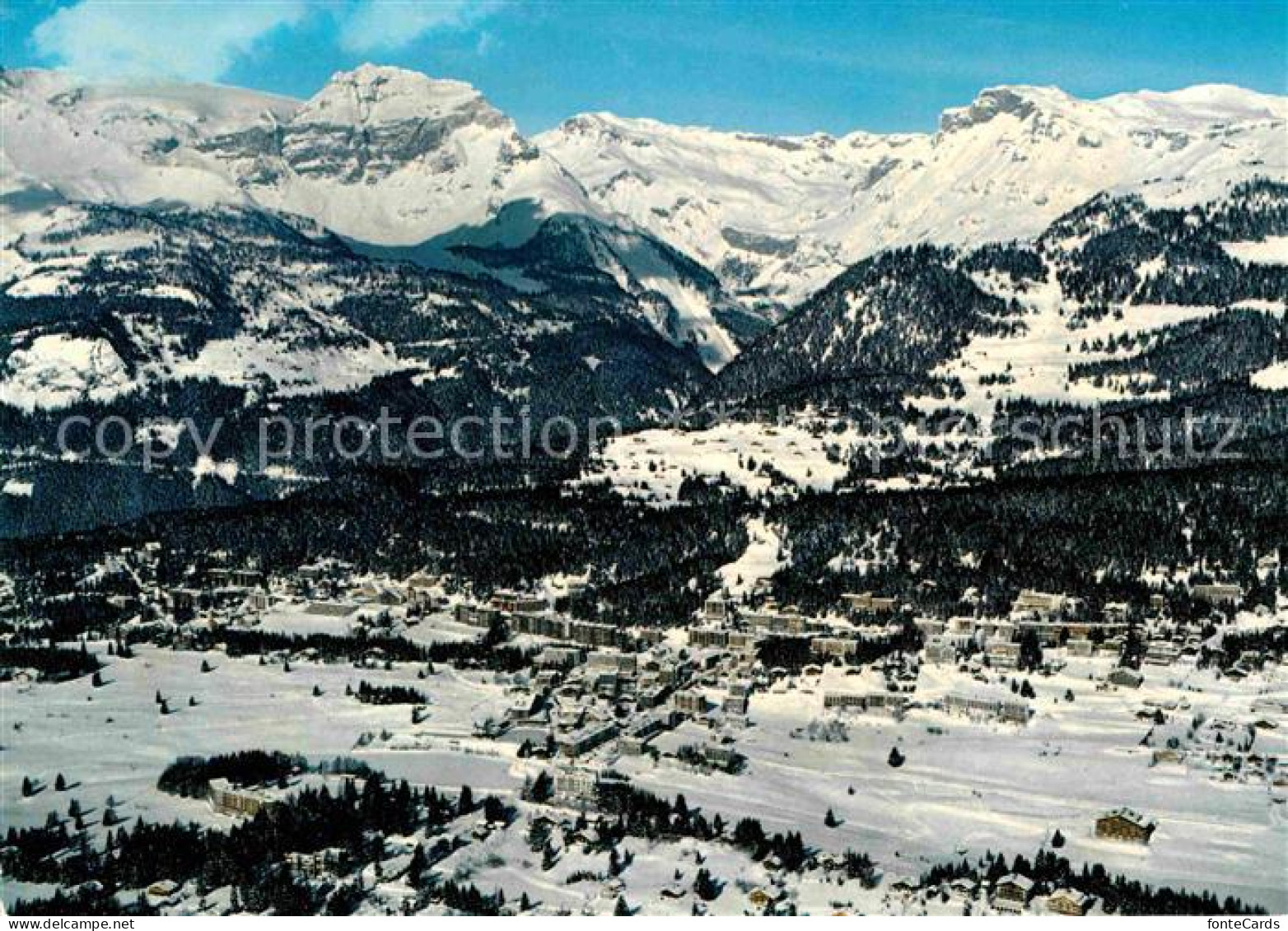 12724758 Crans-sur-Sierre Fliegeraufnahme Crans-sur-Sierre  - Andere & Zonder Classificatie