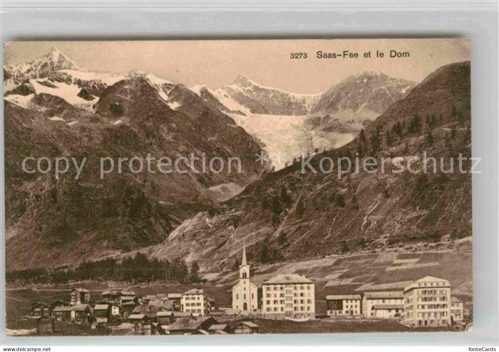 12724703 Saas-Fee Panorama  Saas Fee - Other & Unclassified