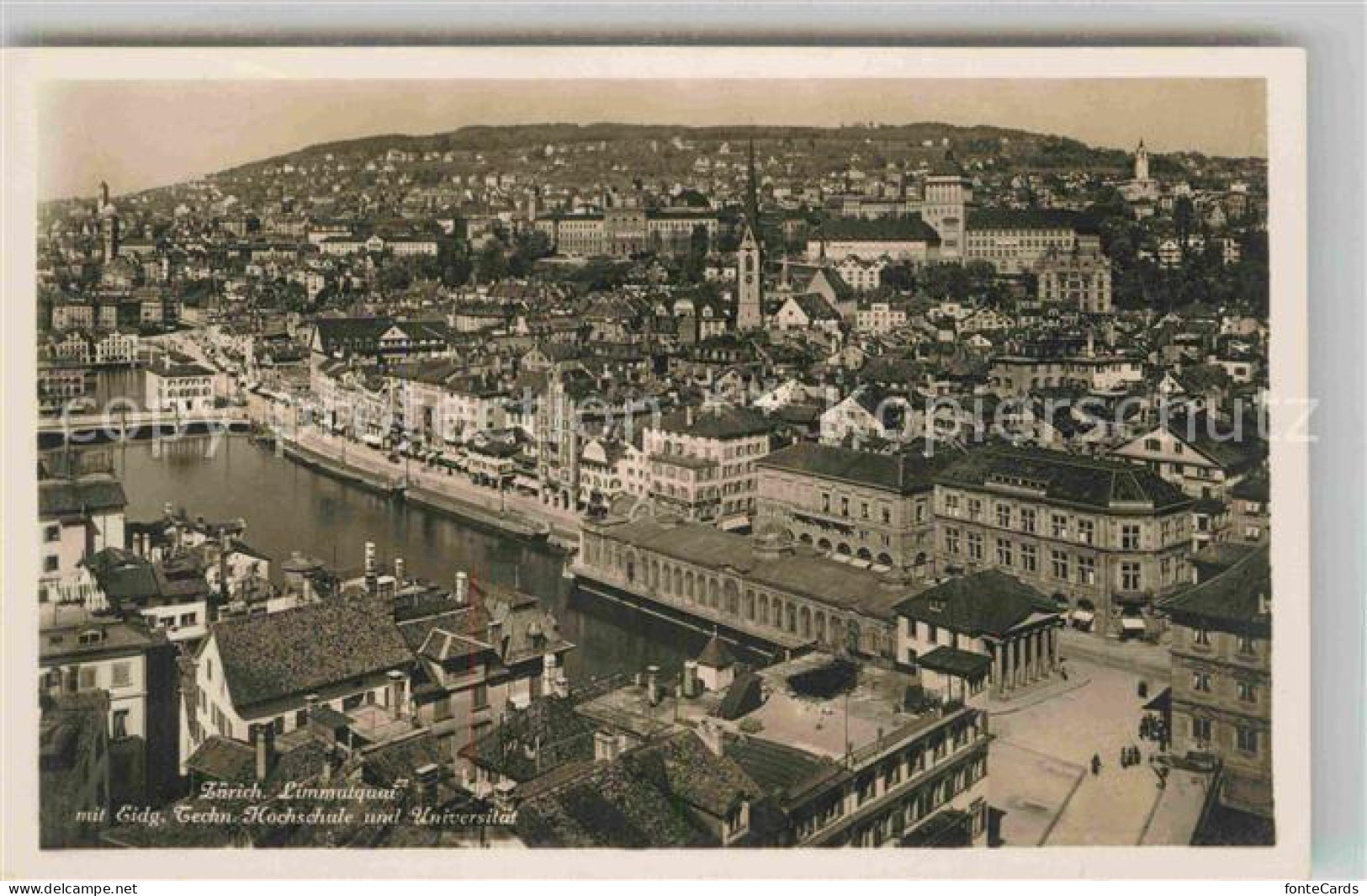 12724683 Zuerich ZH Limmatquai Technische Hochschule Zuerich - Andere & Zonder Classificatie