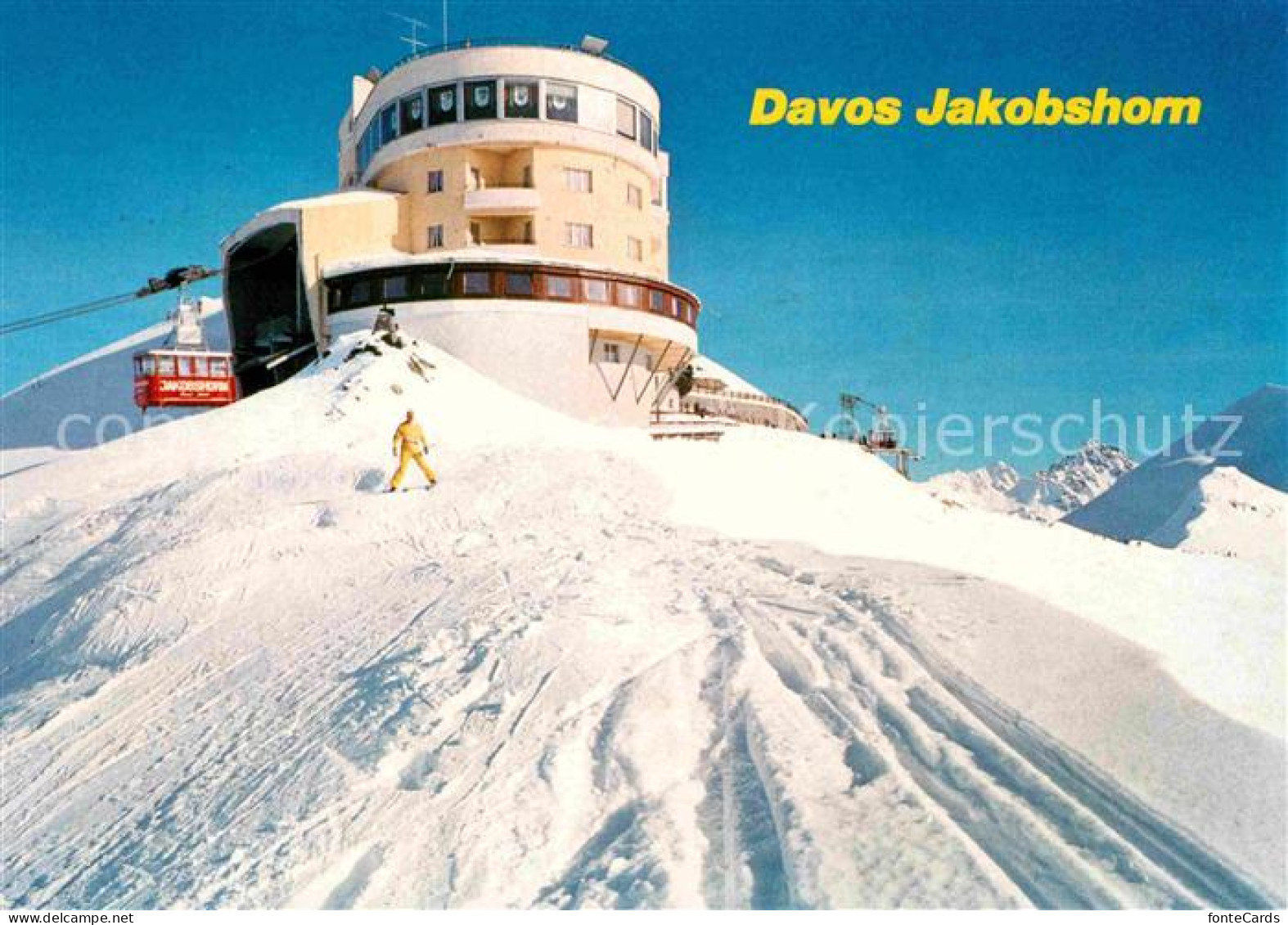 12723901 Davos GR Jakobshorn Bergrestaurant Gegen Jatzhorn Davos GR - Sonstige & Ohne Zuordnung