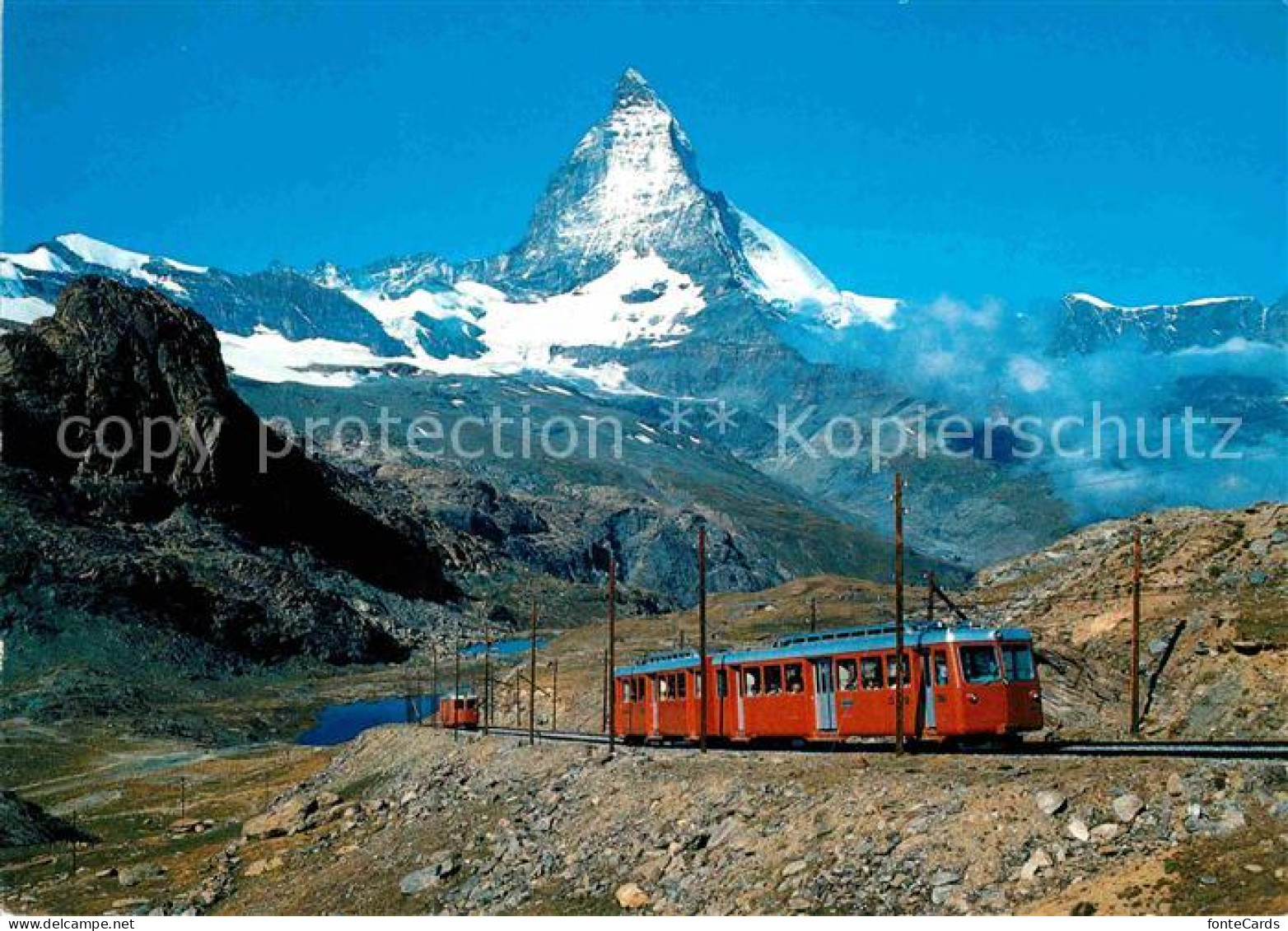 12722153 Gornergratbahn Rotenboden Zermatt Matterhorn Riffelhorn Riffelsee  Gorn - Altri & Non Classificati
