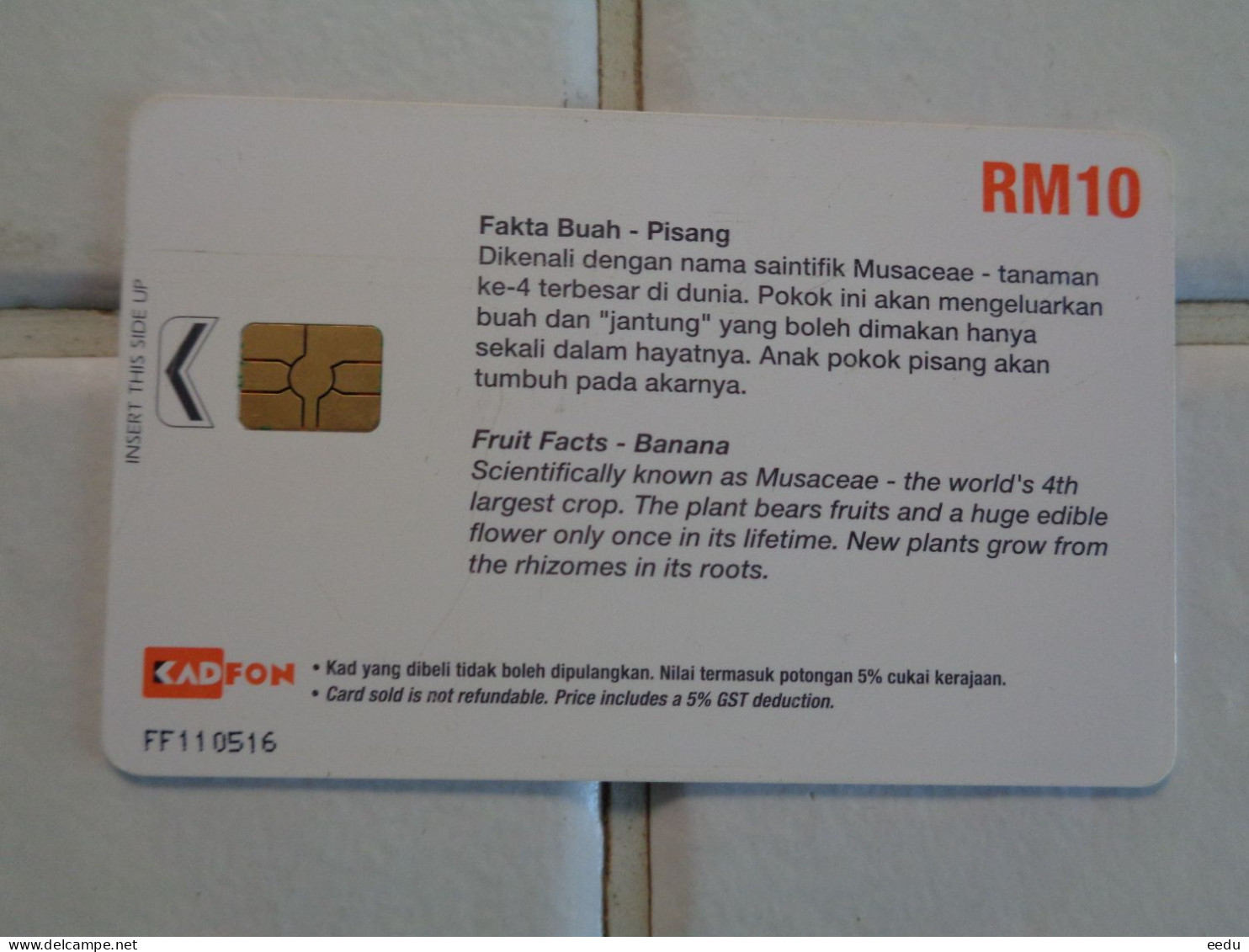 Malaysia Phonecard - Malaysia