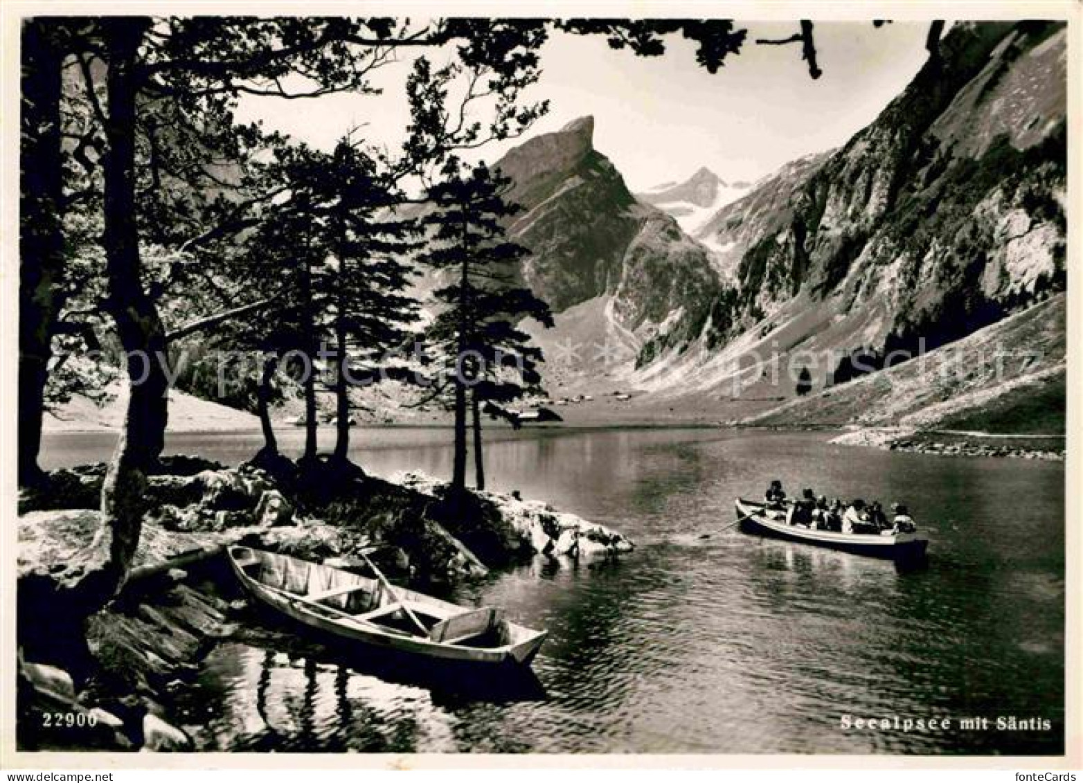 12719904 Seealpsee Mit Saentis Appenzeller Alpen Schwende - Sonstige & Ohne Zuordnung