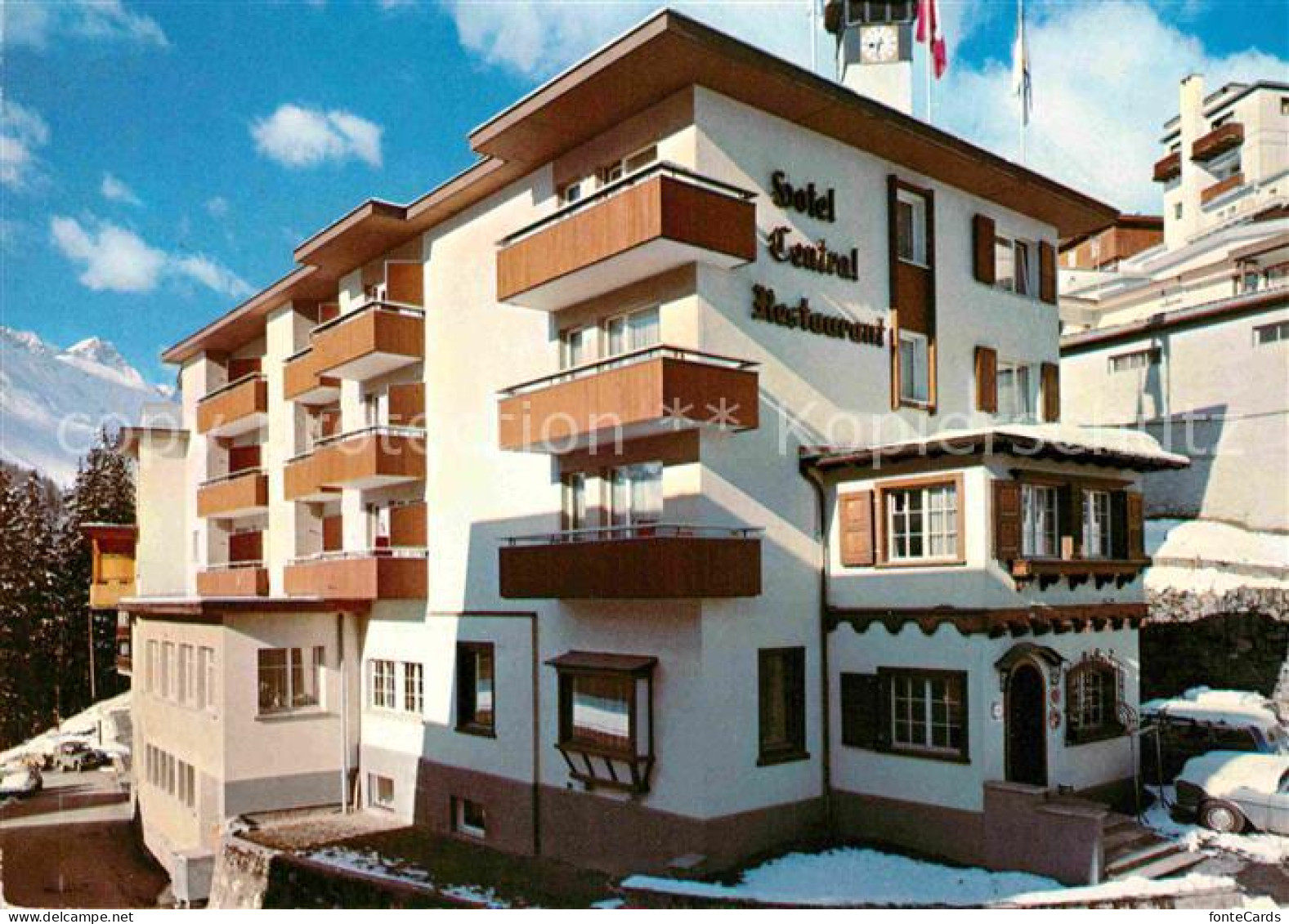 12719723 Arosa GR Hotel Central  Arosa - Autres & Non Classés