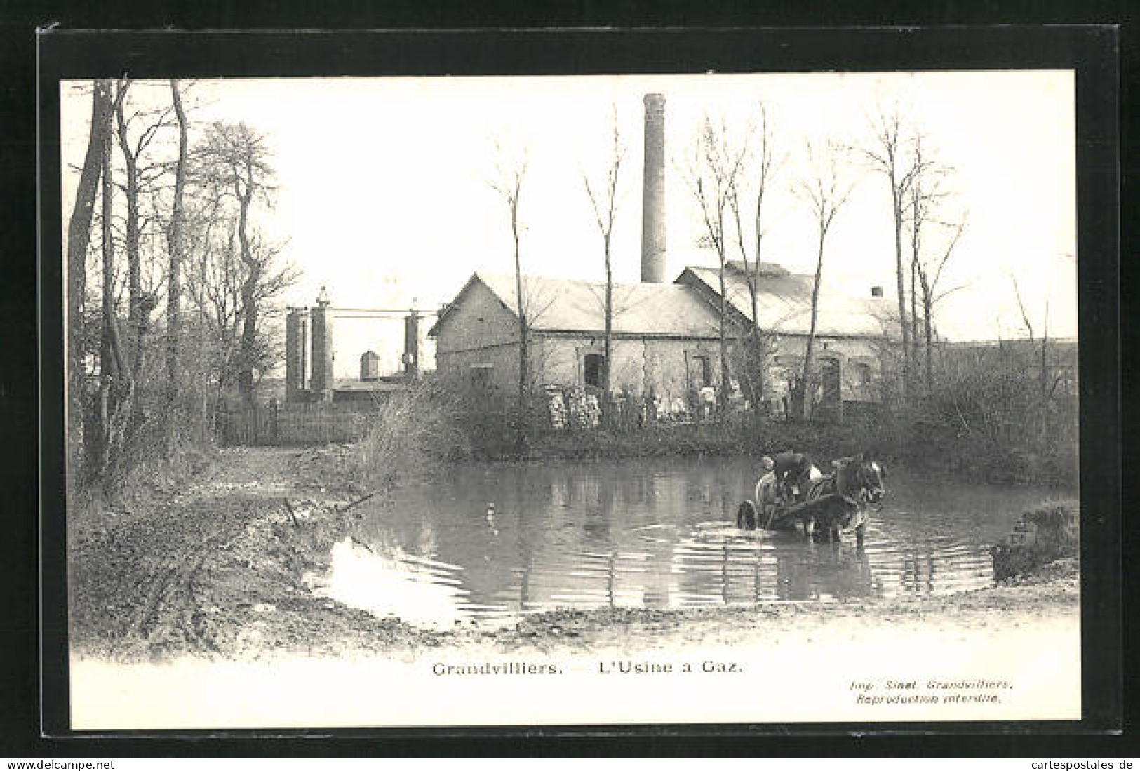 CPA Grandvilliers, L`Usine à Gaz  - Grandvilliers