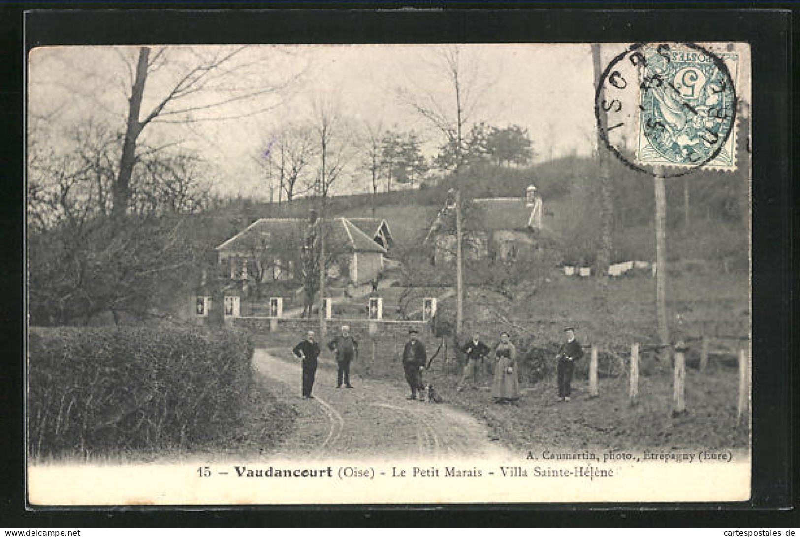 CPA Vaudancourt, Le Petit Marais, Villa Sainte-Héléne  - Other & Unclassified