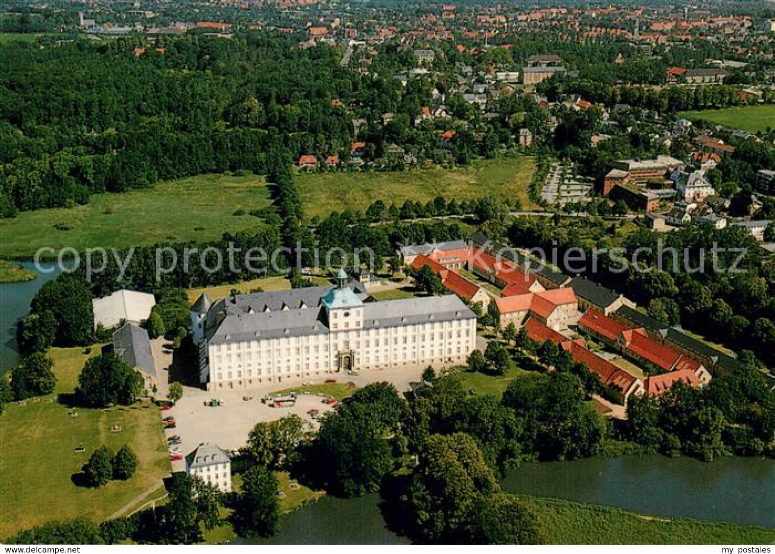 73782527 Schleswig Schlei Fliegeraufnahme Schloss Gottorf Schleswig Schlei - Autres & Non Classés