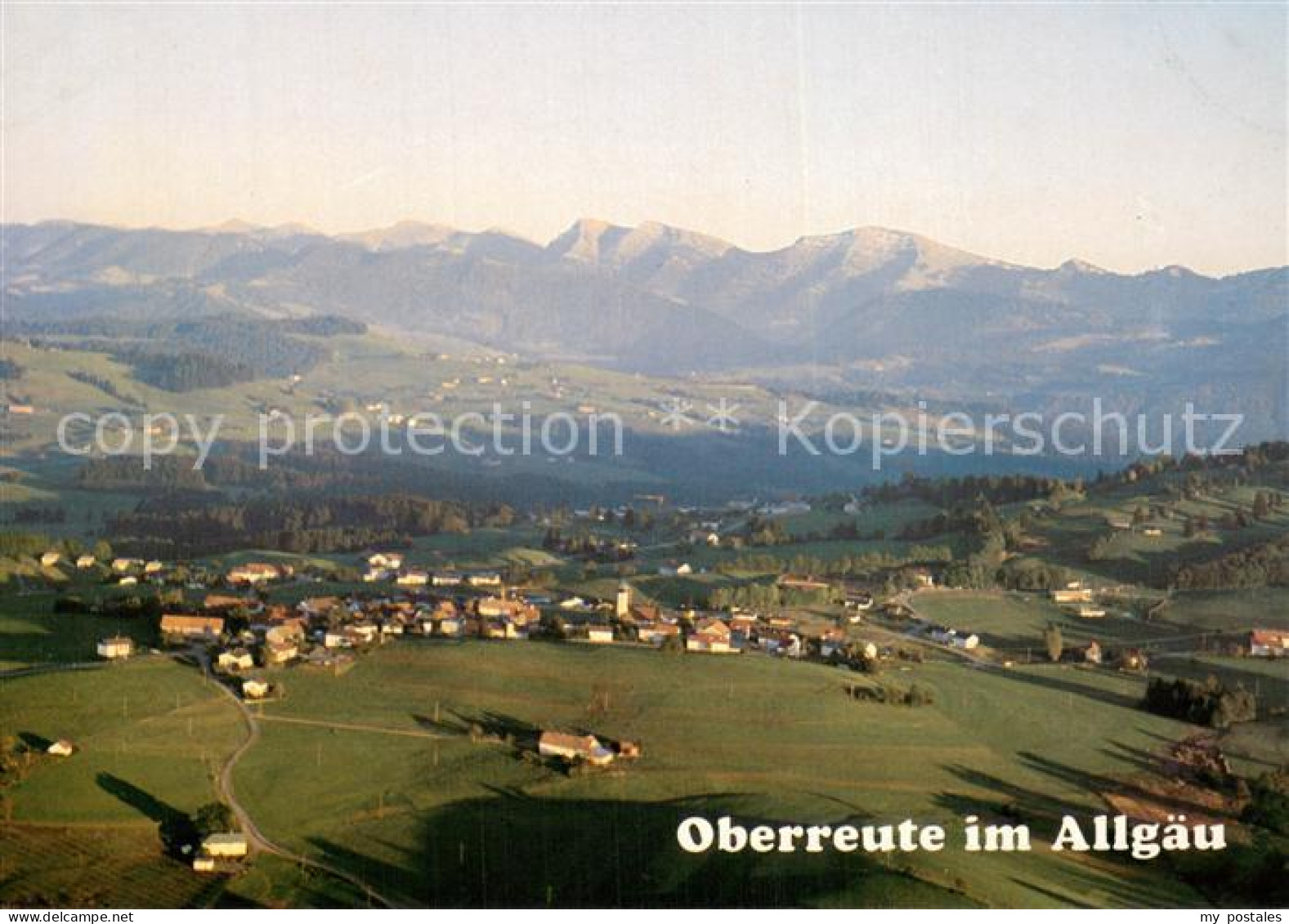 73782523 Oberreute Fliegeraufnahme Gesamtansicht M. Allgaeuer Alpen Oberreute - Other & Unclassified